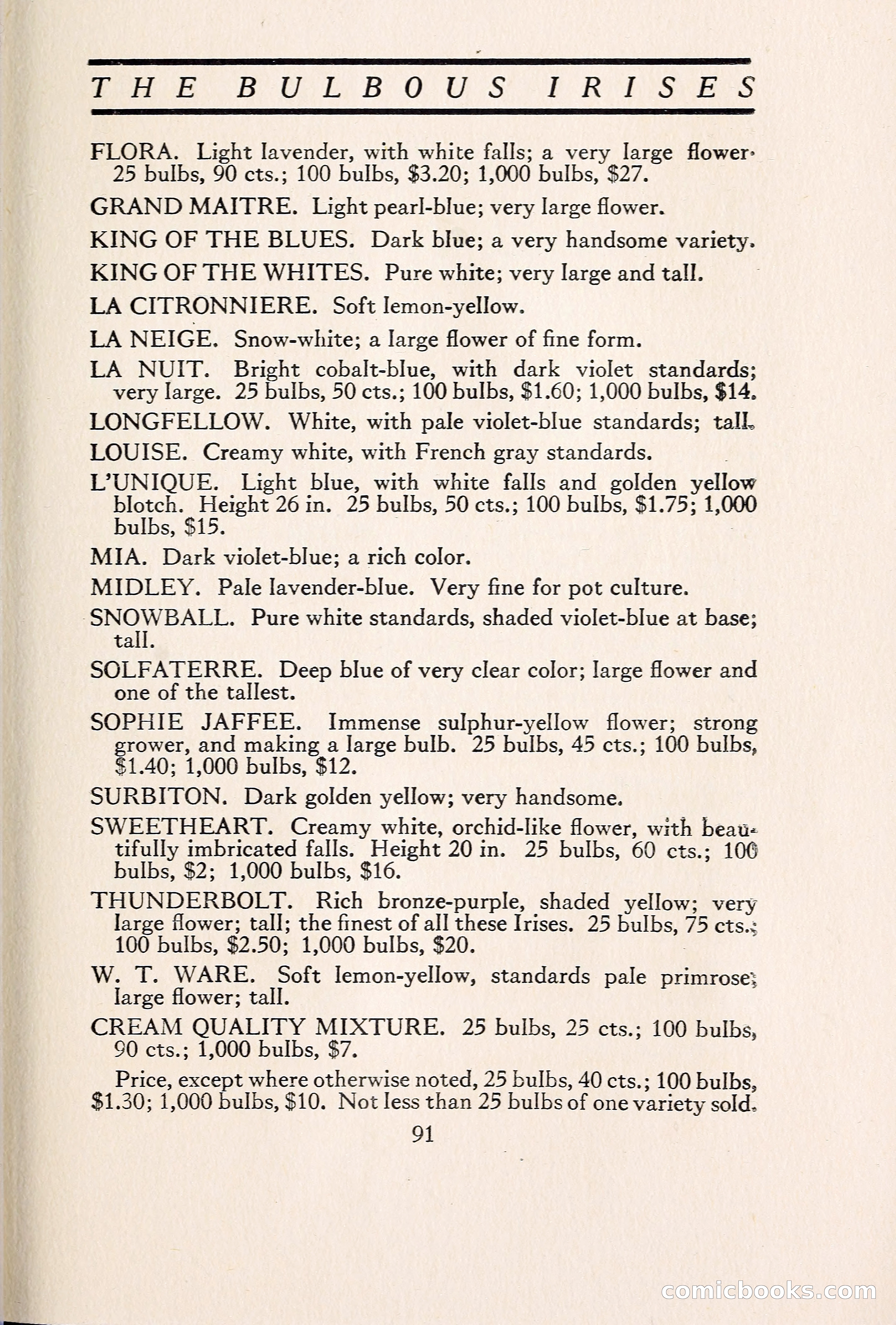 Blue Book of Bulbs — page 100 of 109