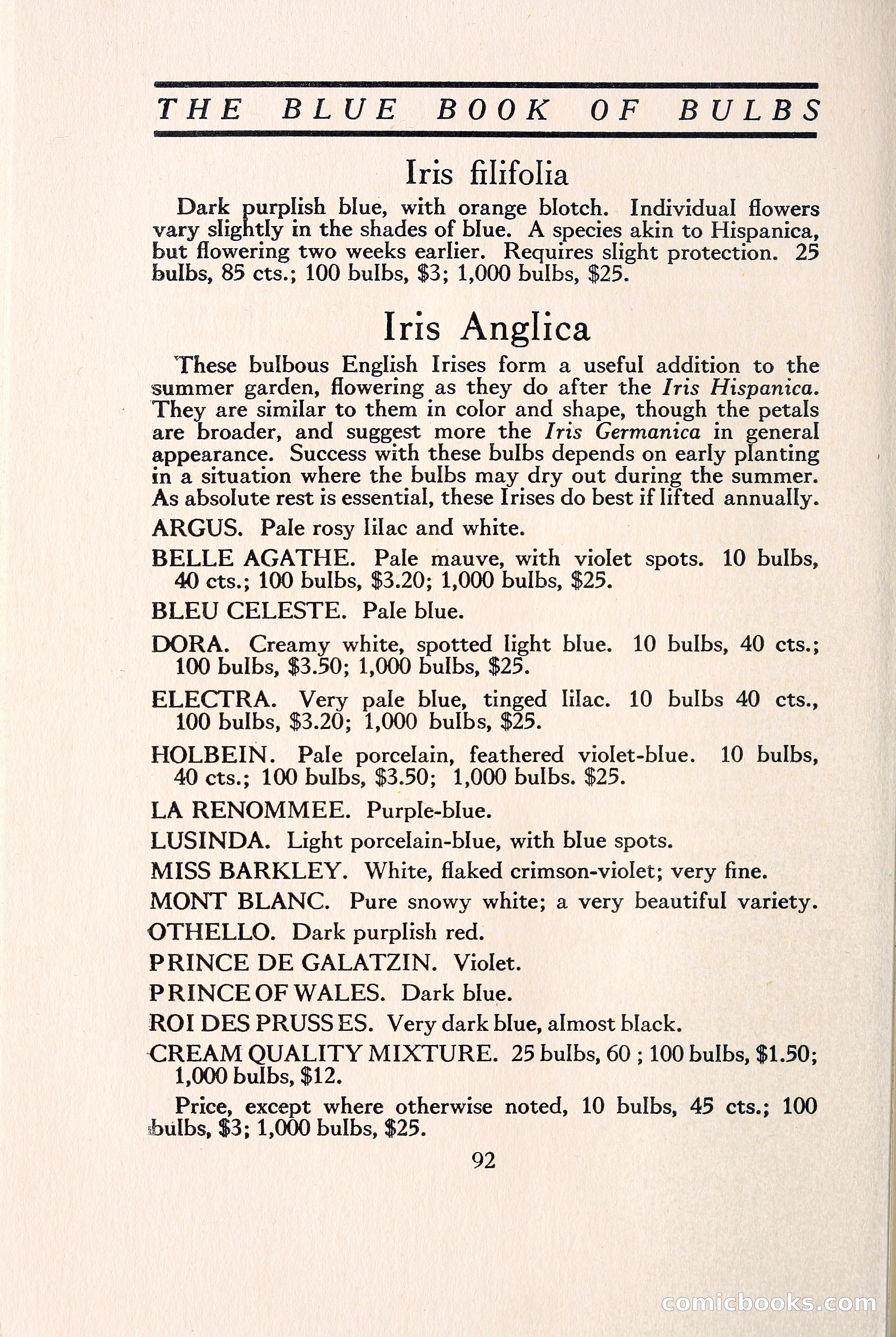 Blue Book of Bulbs — page 101 of 109