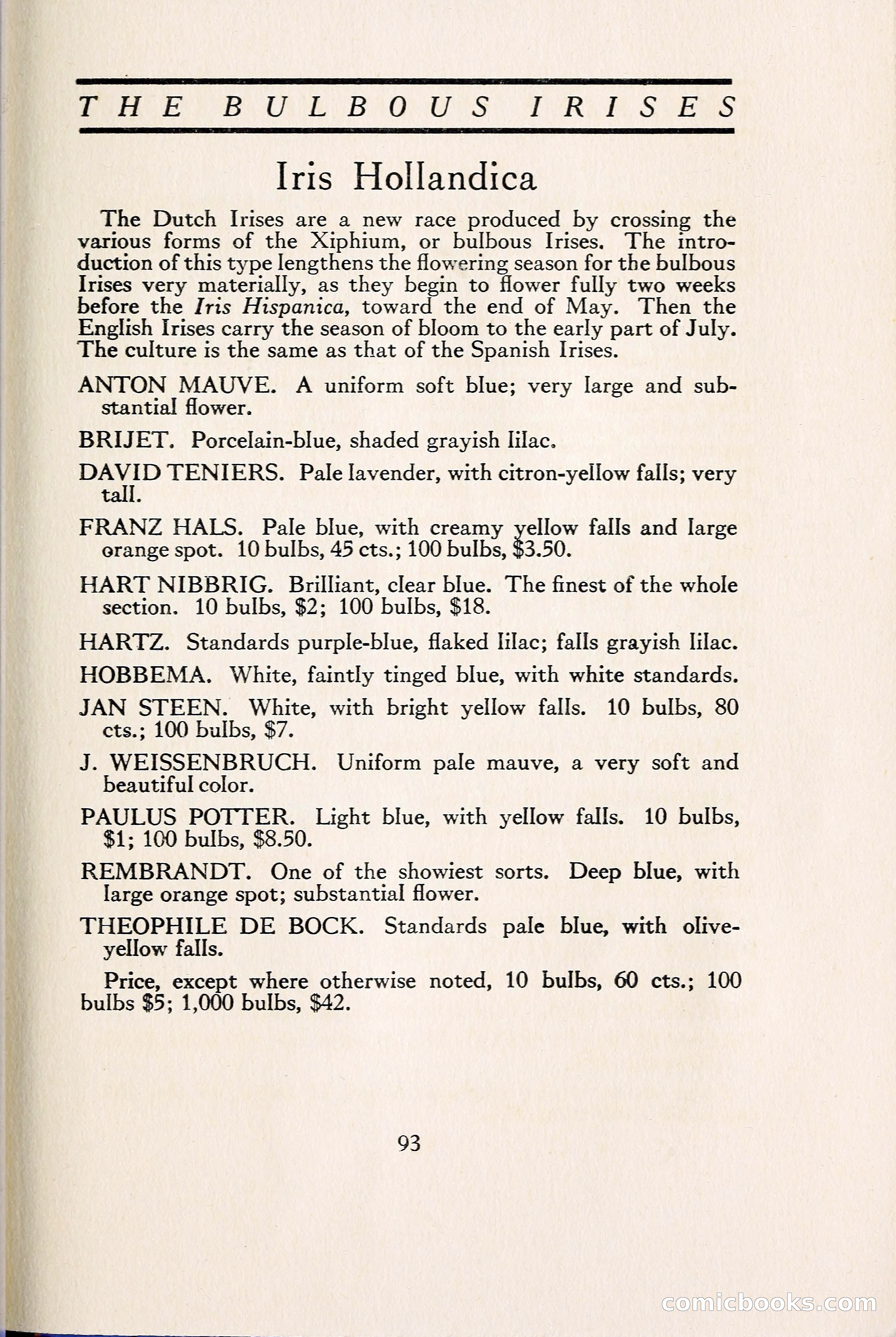 Blue Book of Bulbs — page 102 of 109
