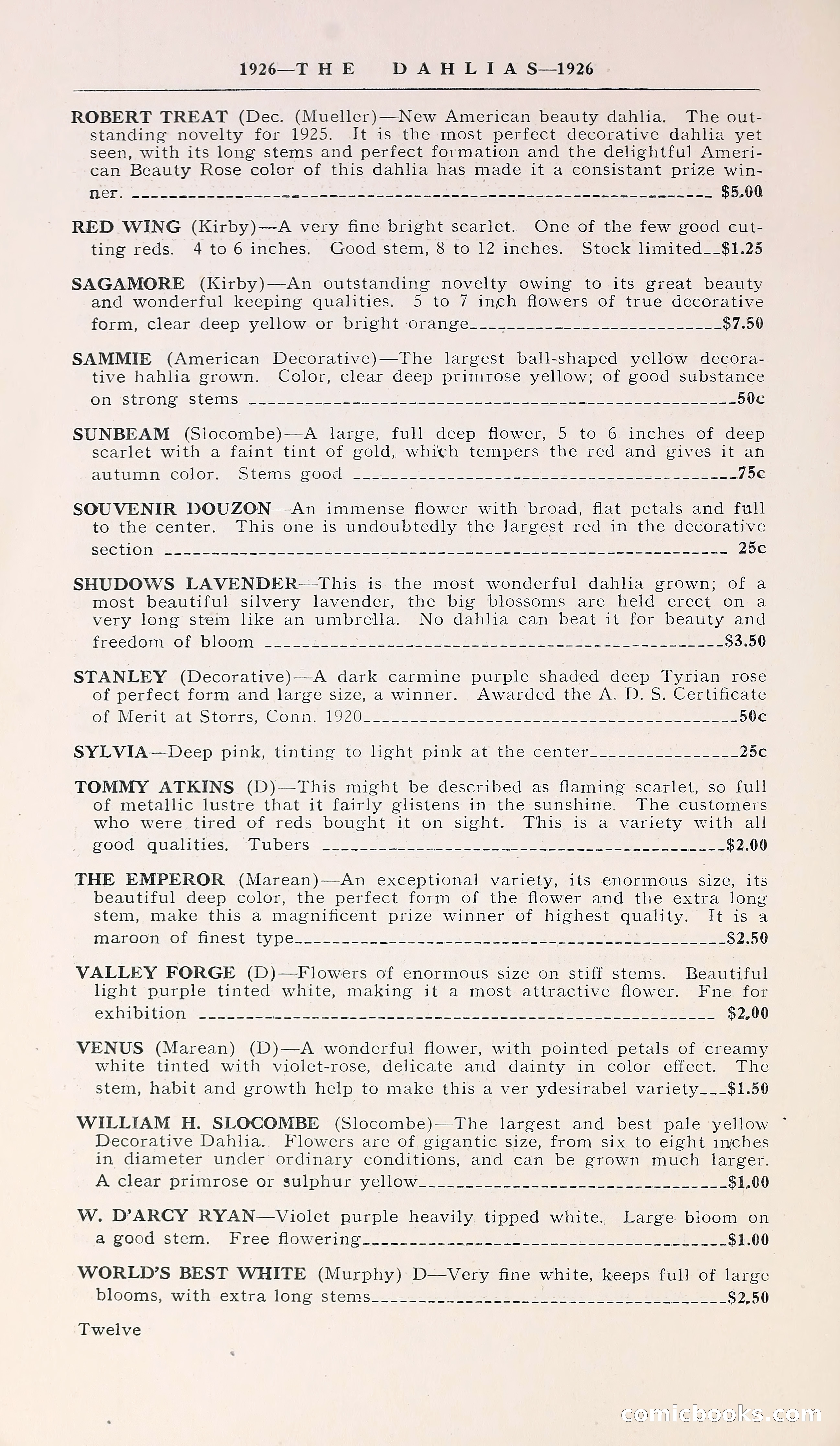 1926 Ohio's Blue Book on Dahlias — page 16 of 28