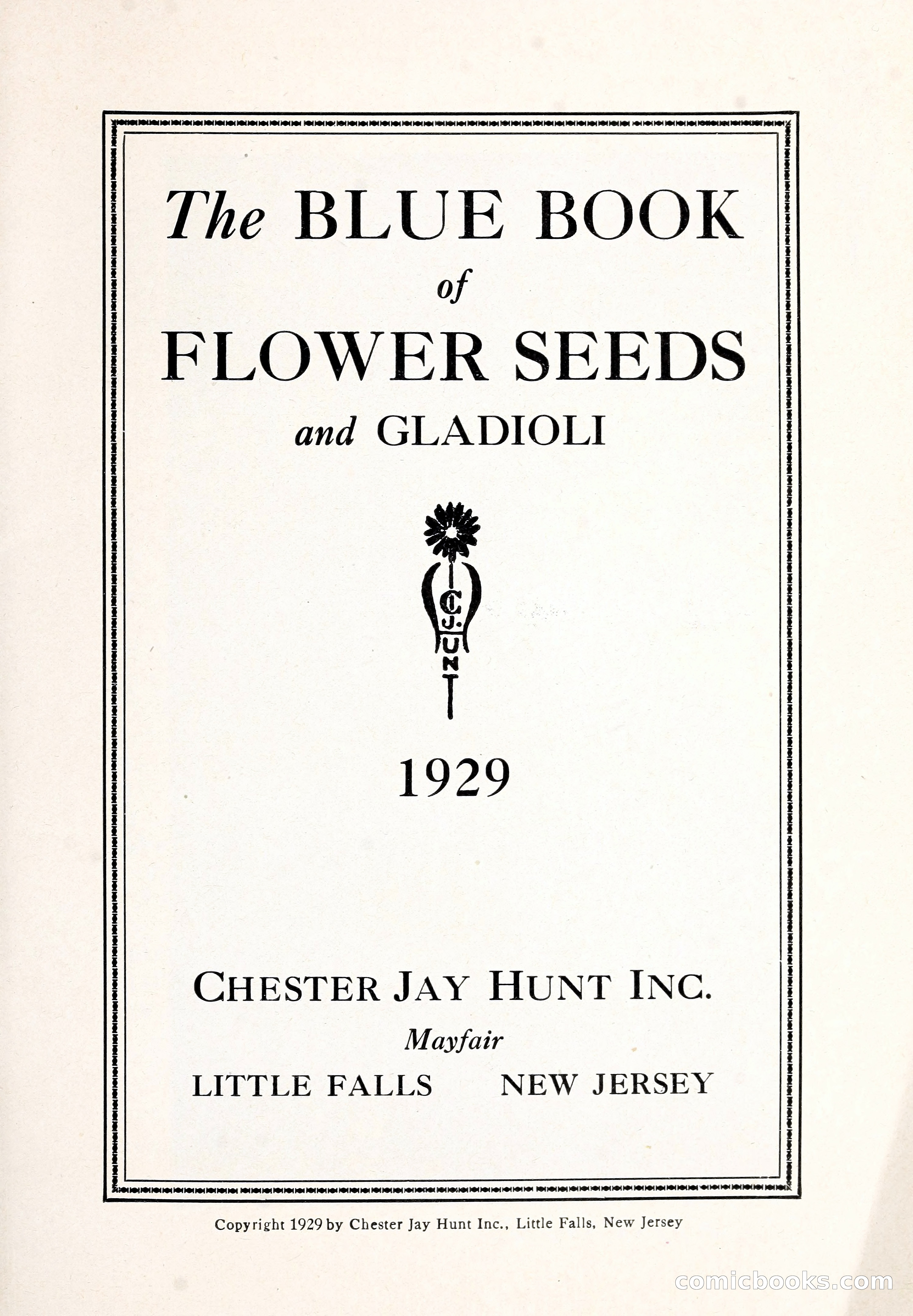 Blue Book of Flower Seeds and Gladioli — page 6 of 61