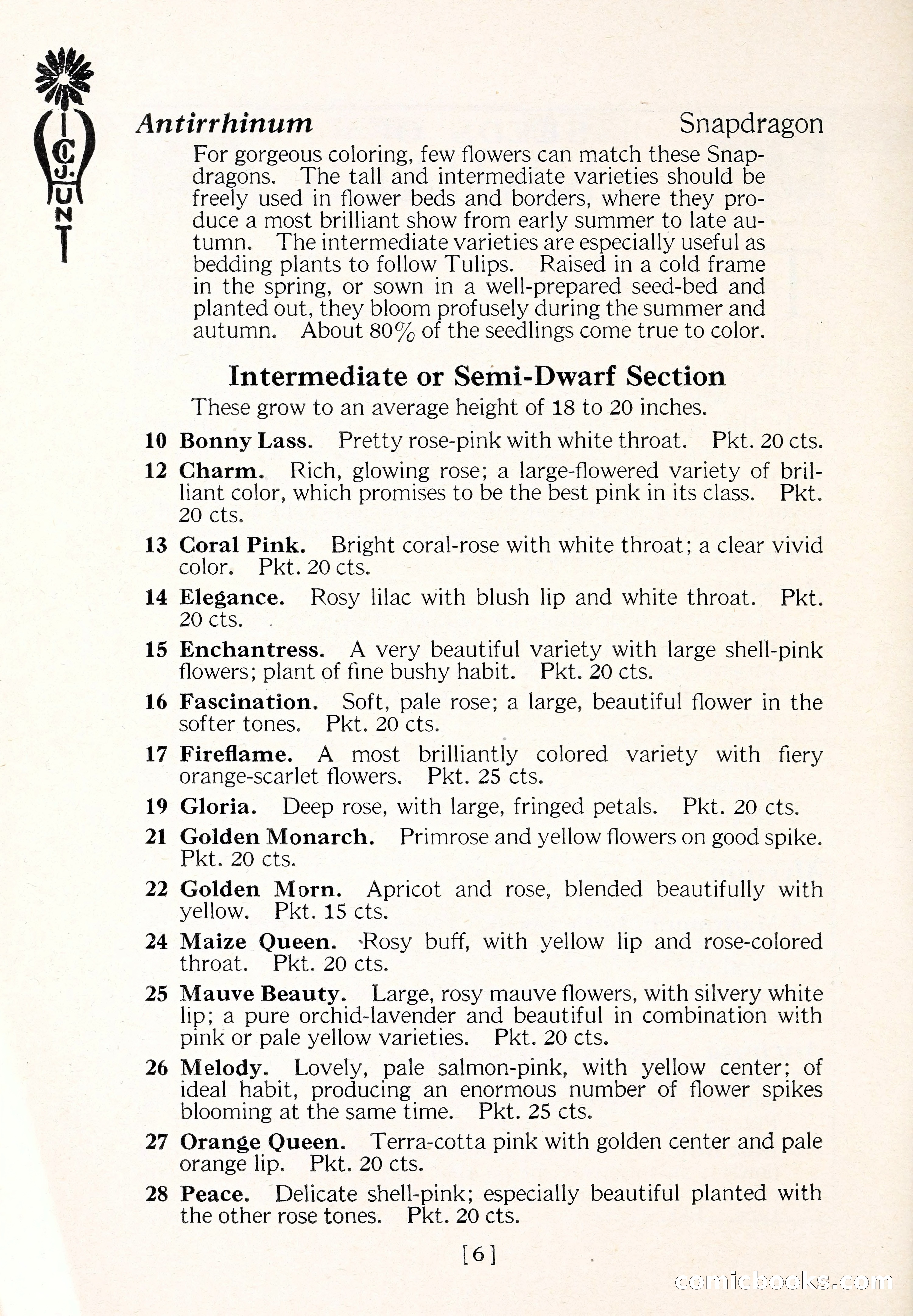 Blue Book of Flower Seeds and Gladioli — page 11 of 61