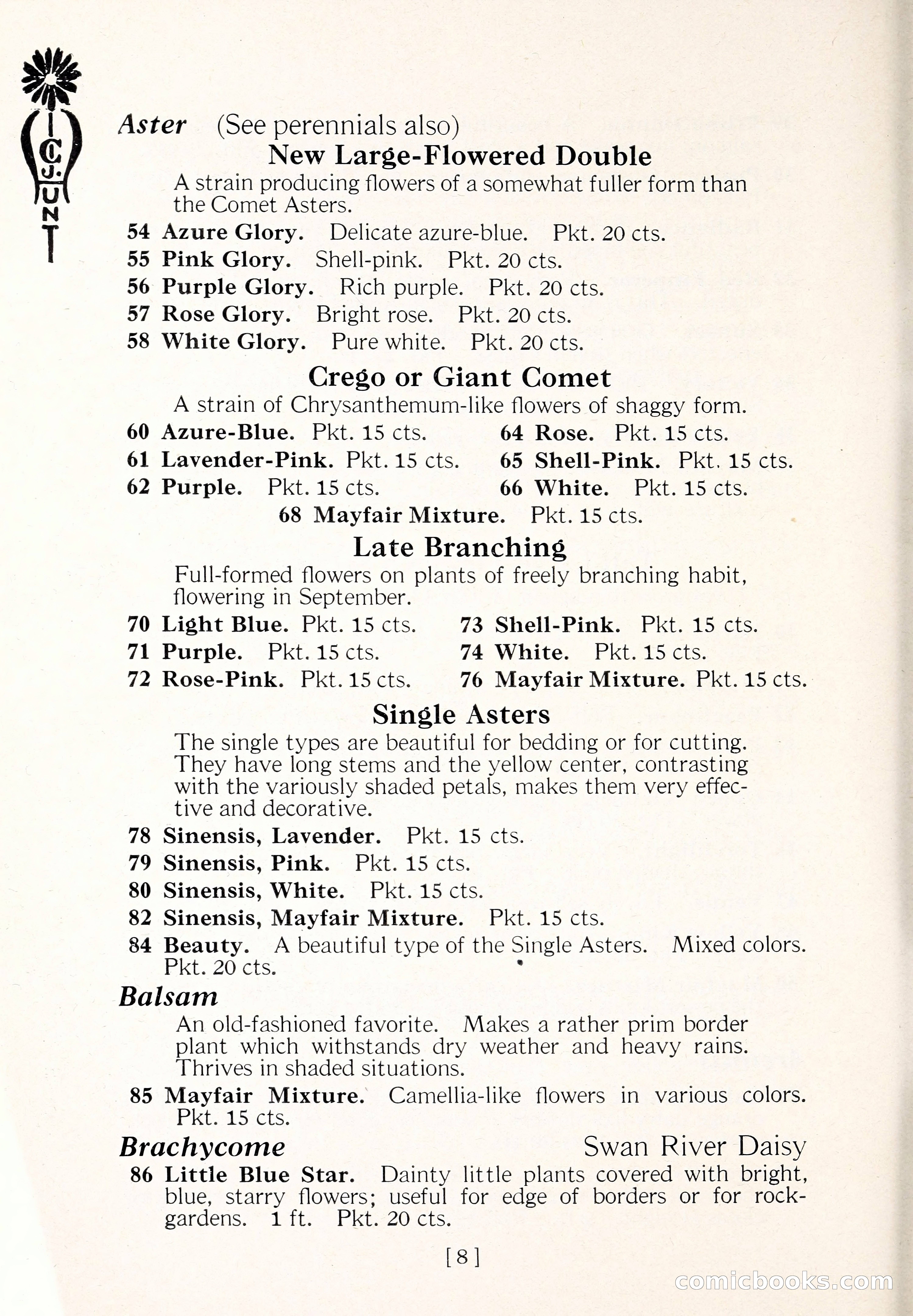 Blue Book of Flower Seeds and Gladioli — page 13 of 61