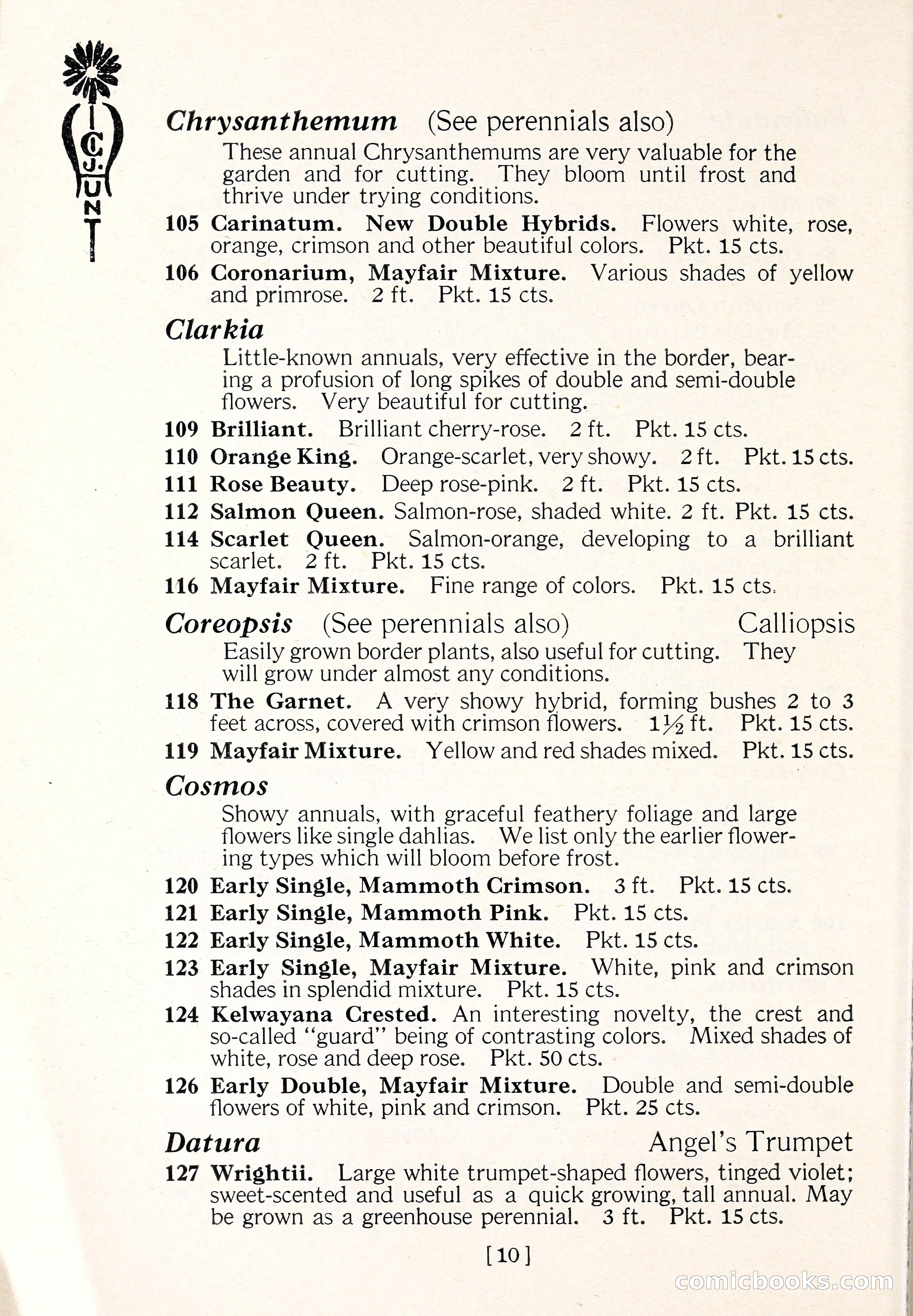 Blue Book of Flower Seeds and Gladioli — page 15 of 61