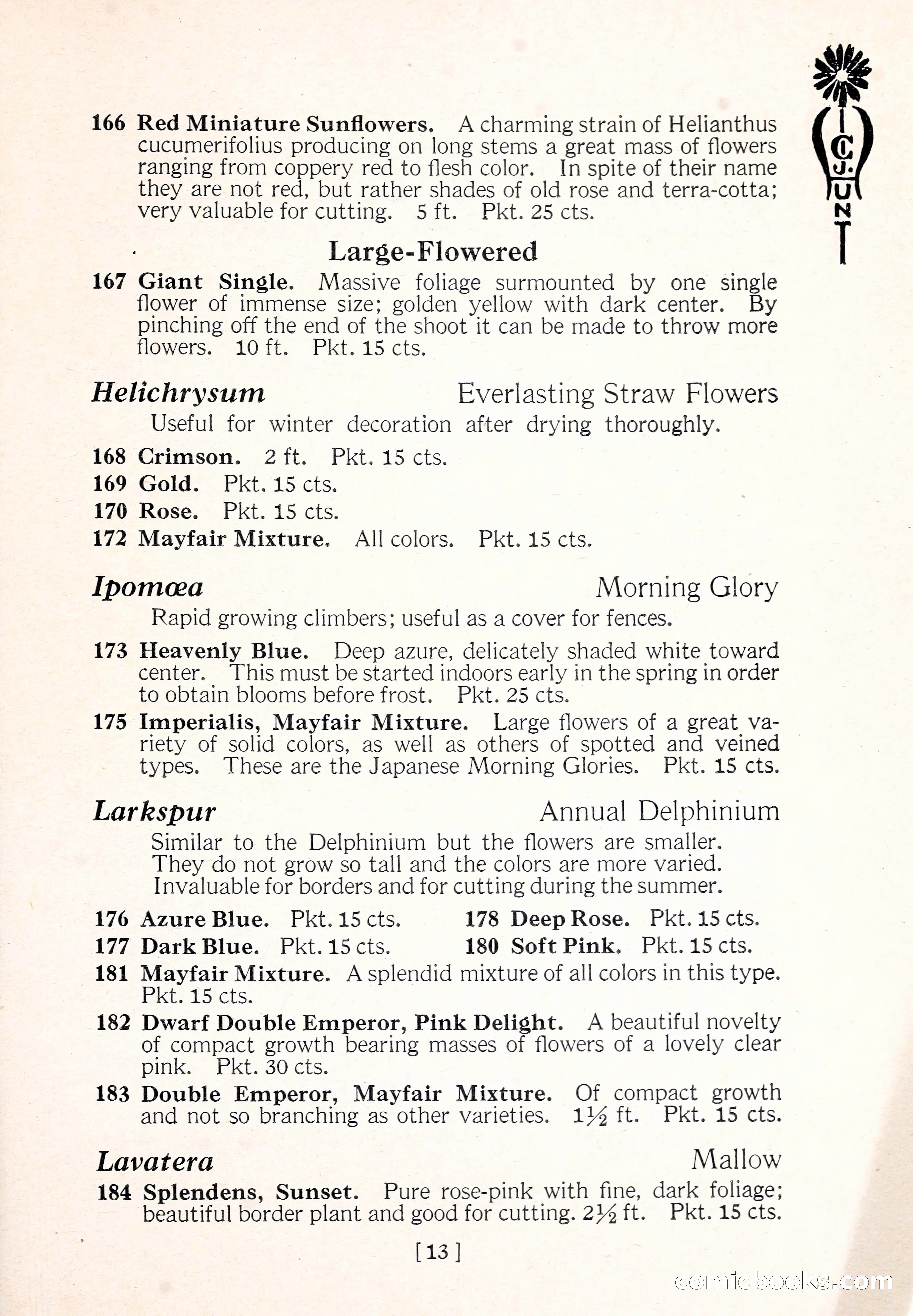 Blue Book of Flower Seeds and Gladioli — page 18 of 61