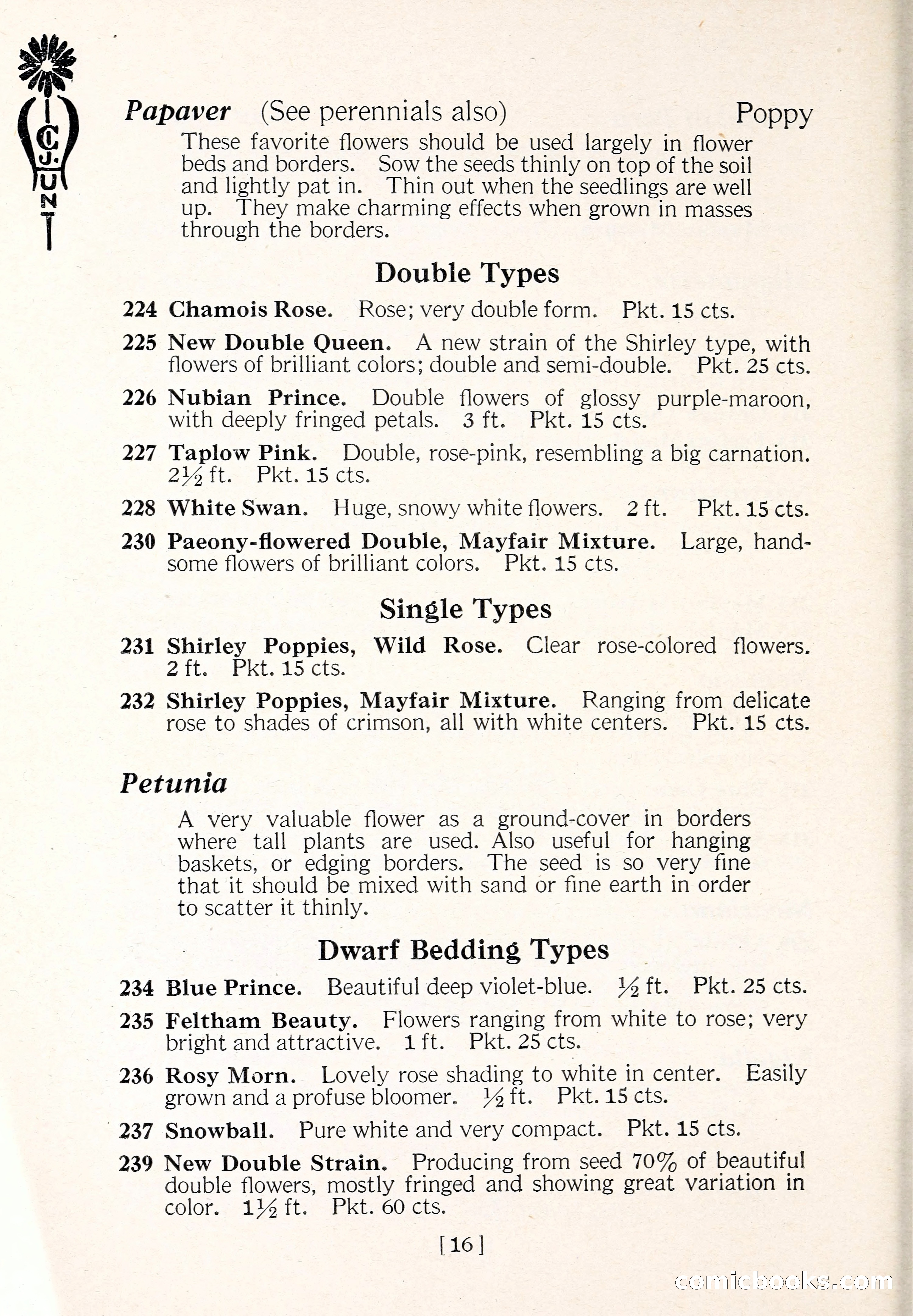 Blue Book of Flower Seeds and Gladioli — page 21 of 61