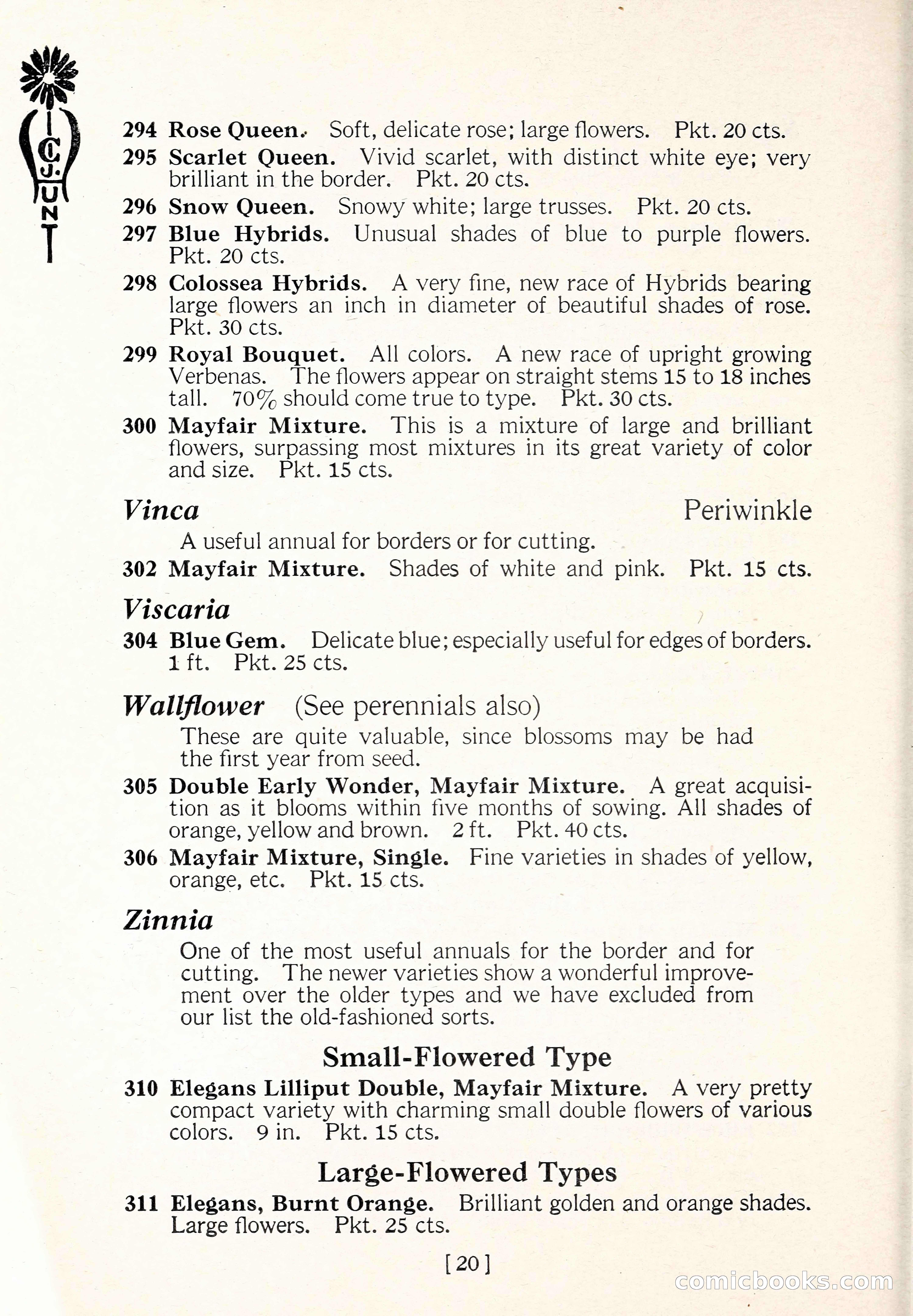 Blue Book of Flower Seeds and Gladioli — page 25 of 61