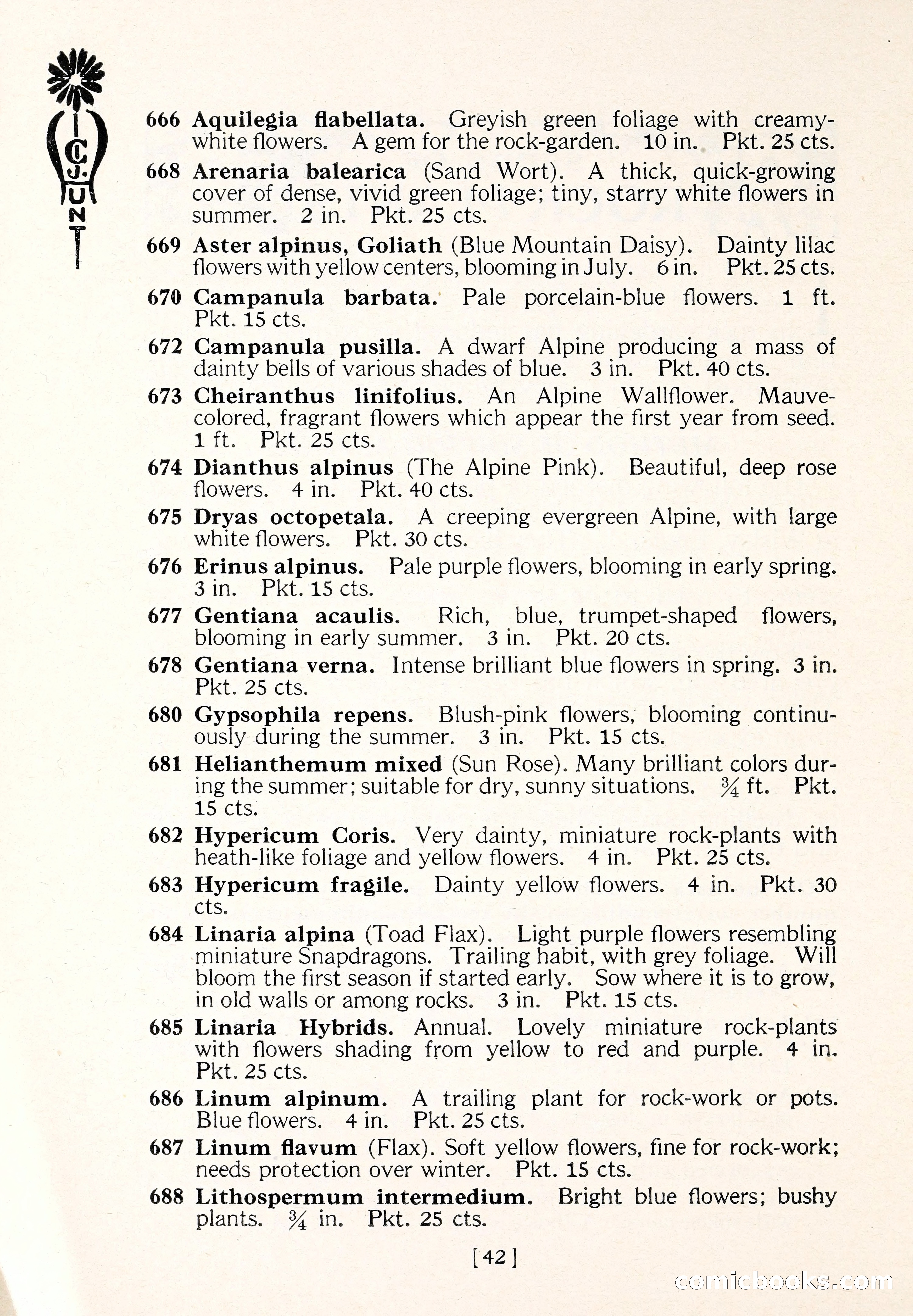 Blue Book of Flower Seeds and Gladioli — page 47 of 61