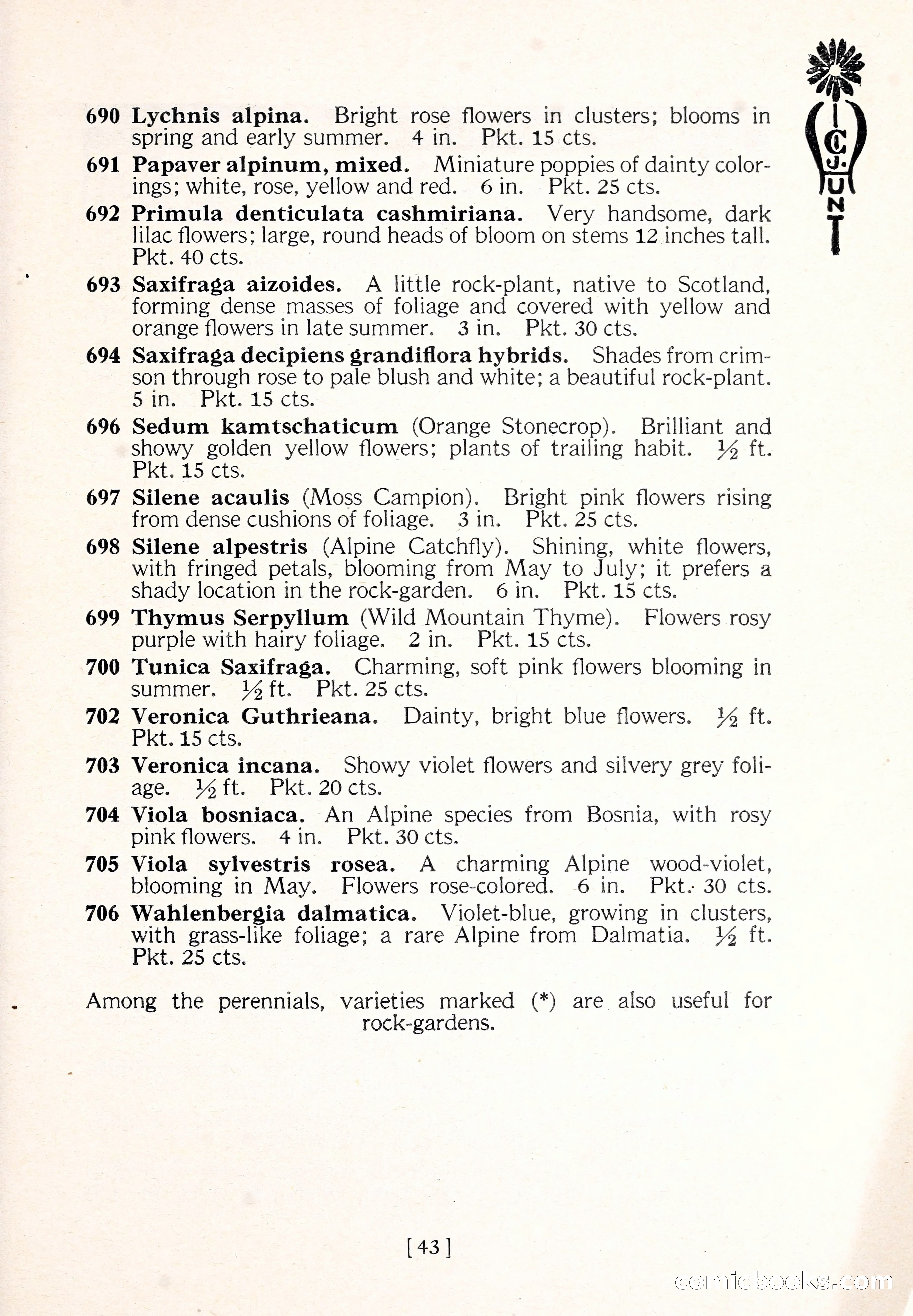 Blue Book of Flower Seeds and Gladioli — page 48 of 61