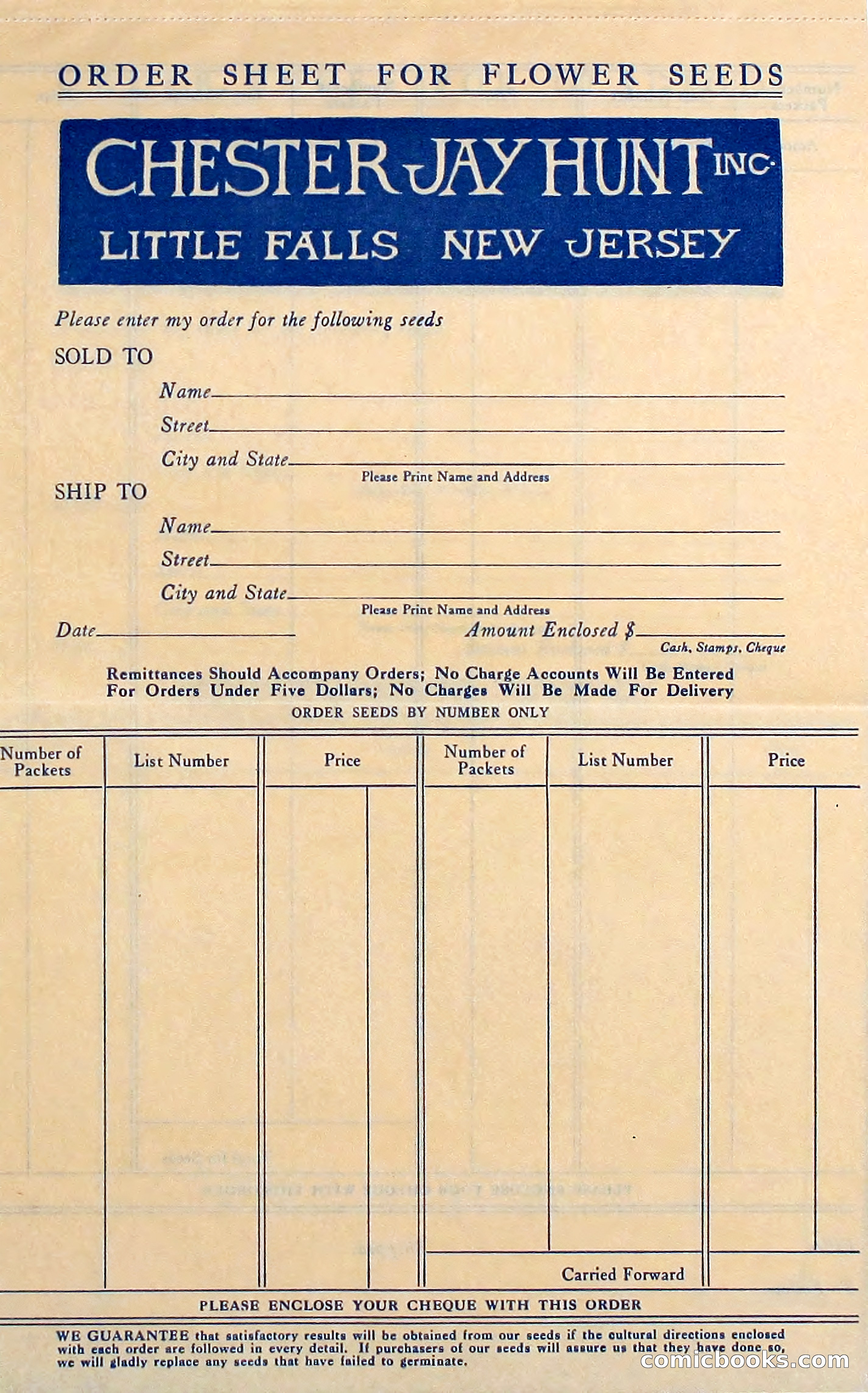 Blue Book of Flower Seeds and Gladioli — page 54 of 61