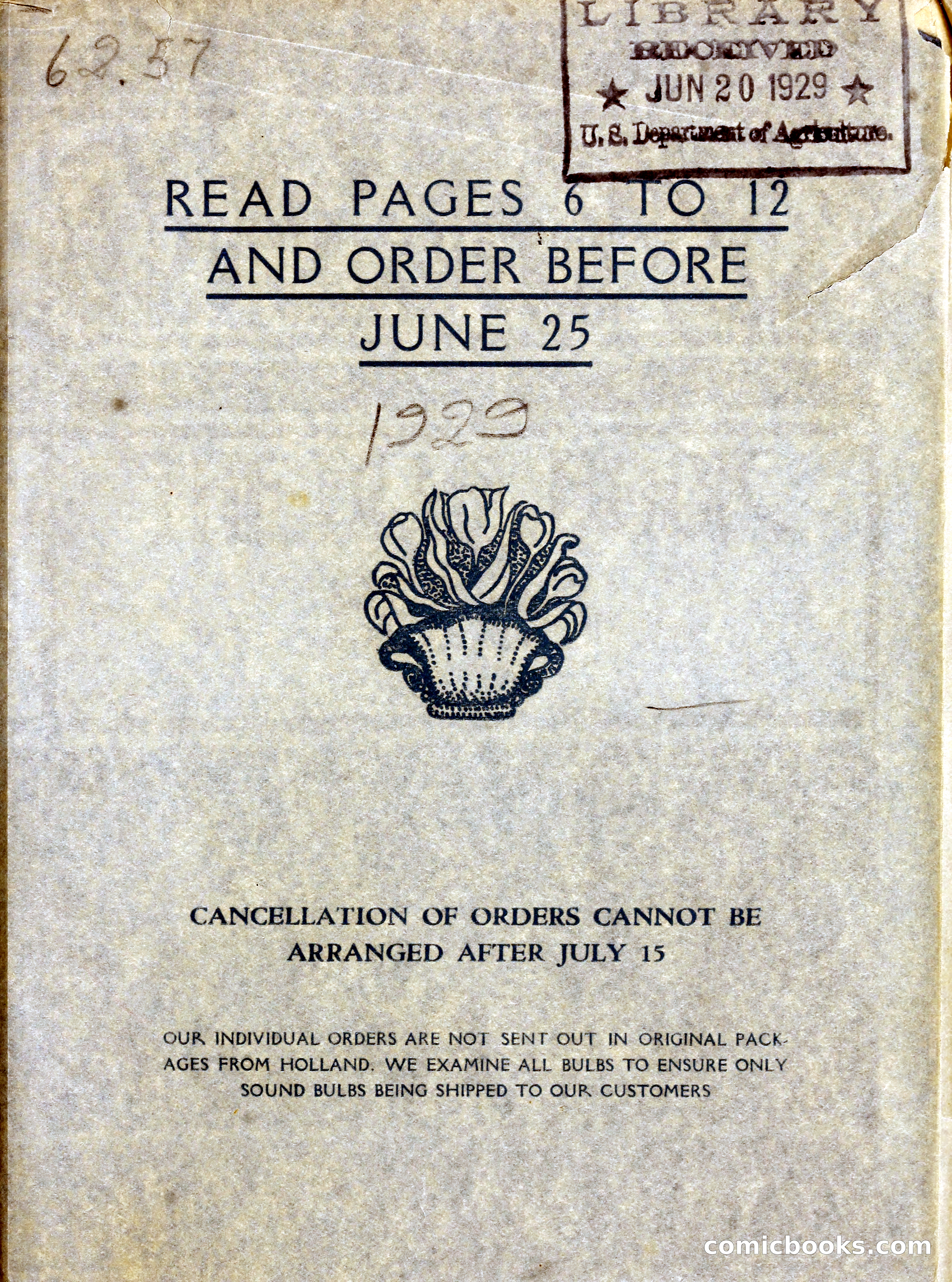 Blue Book of Bulbs, 1929 — page 4 of 125