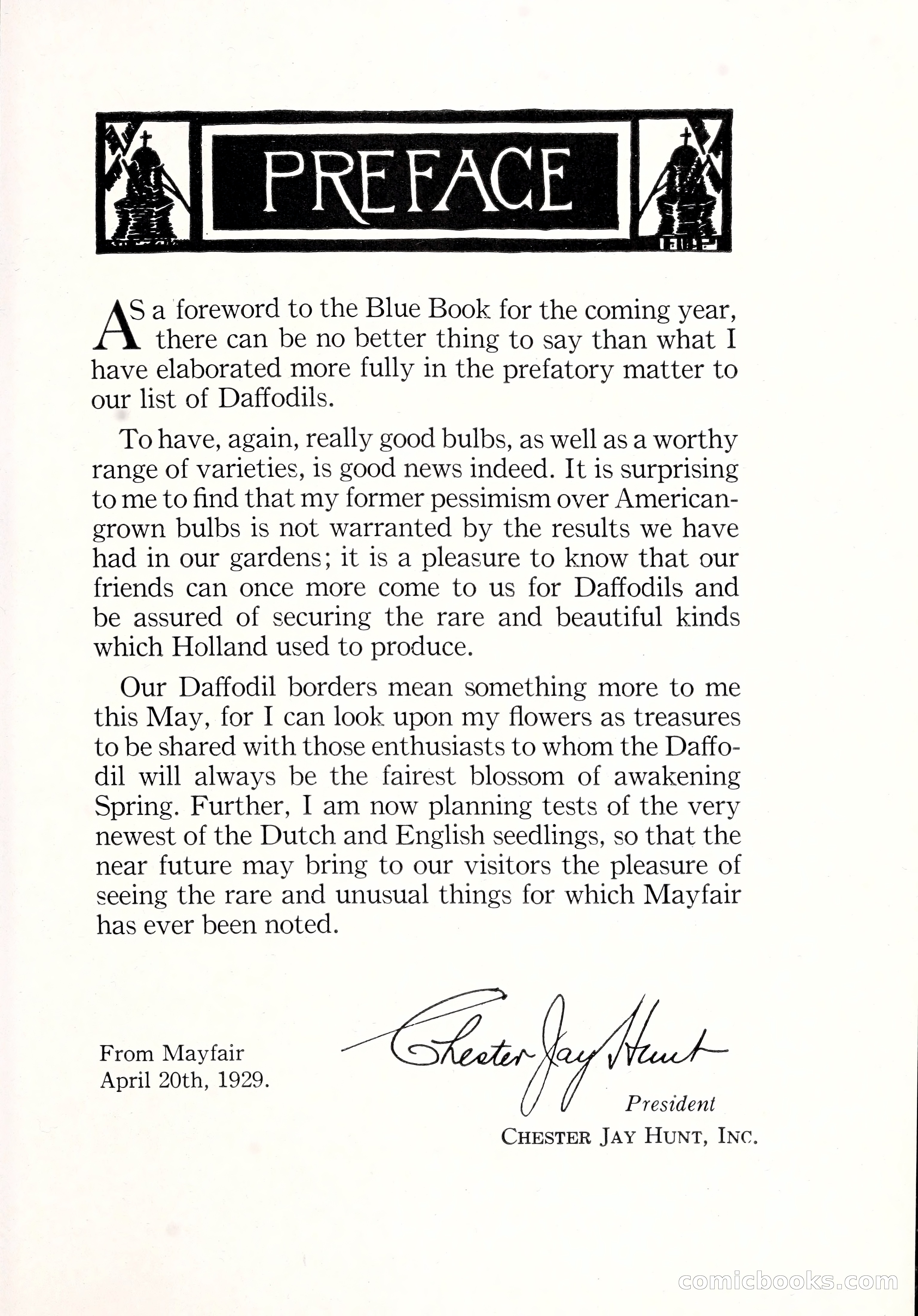Blue Book of Bulbs, 1929 — page 10 of 125