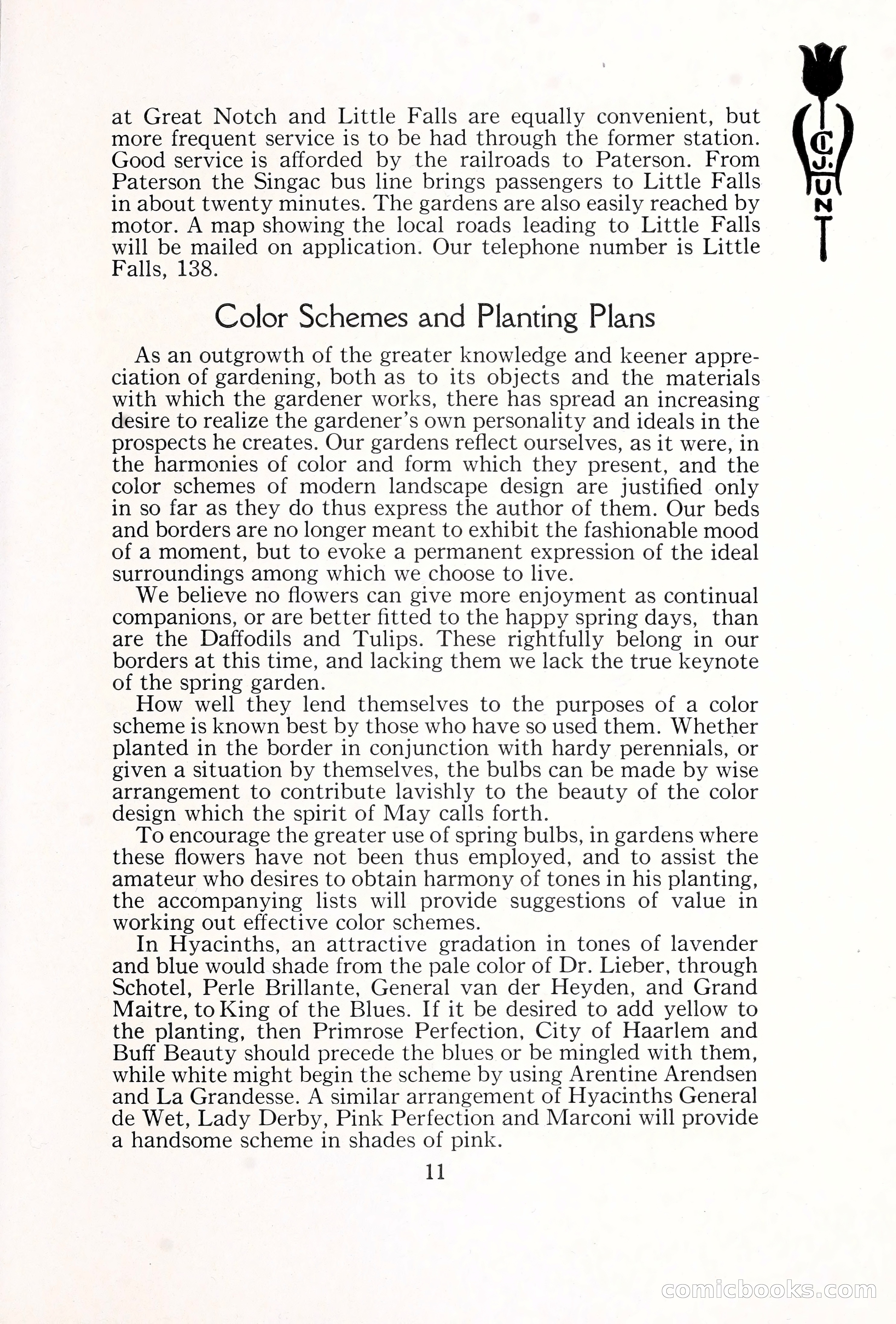 Blue Book of Bulbs, 1929 — page 18 of 125