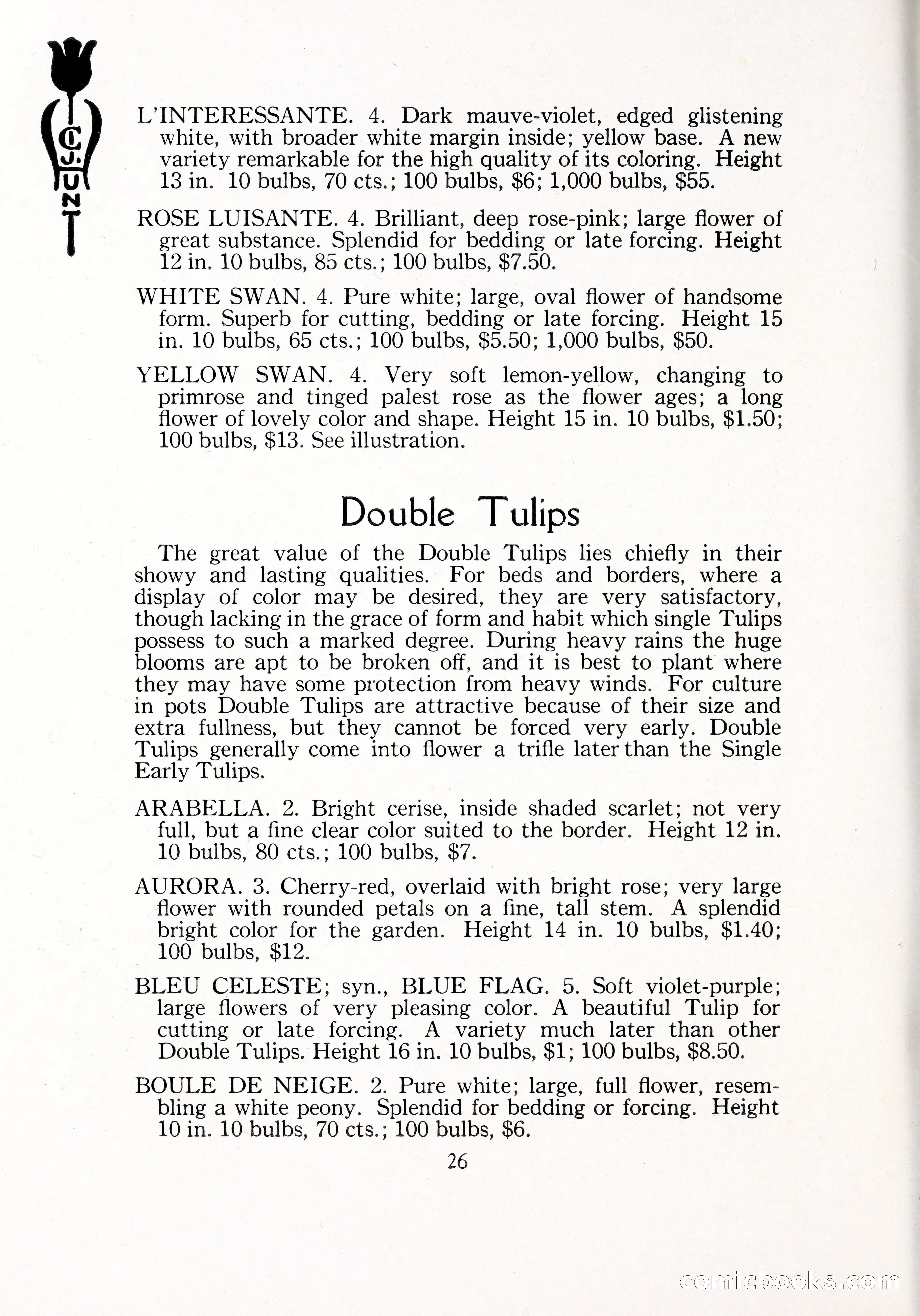 Blue Book of Bulbs, 1929 — page 39 of 125