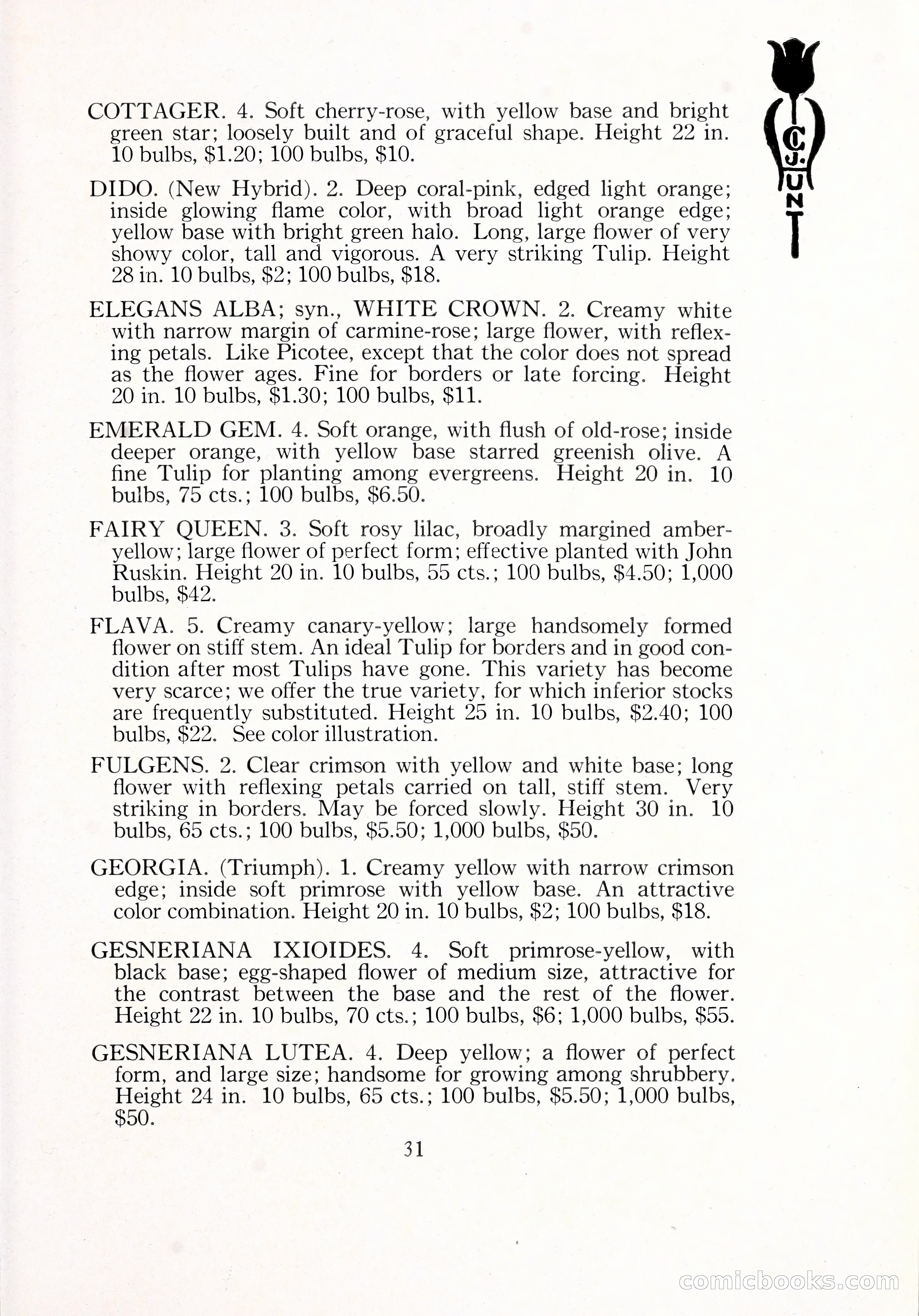 Blue Book of Bulbs, 1929 — page 46 of 125
