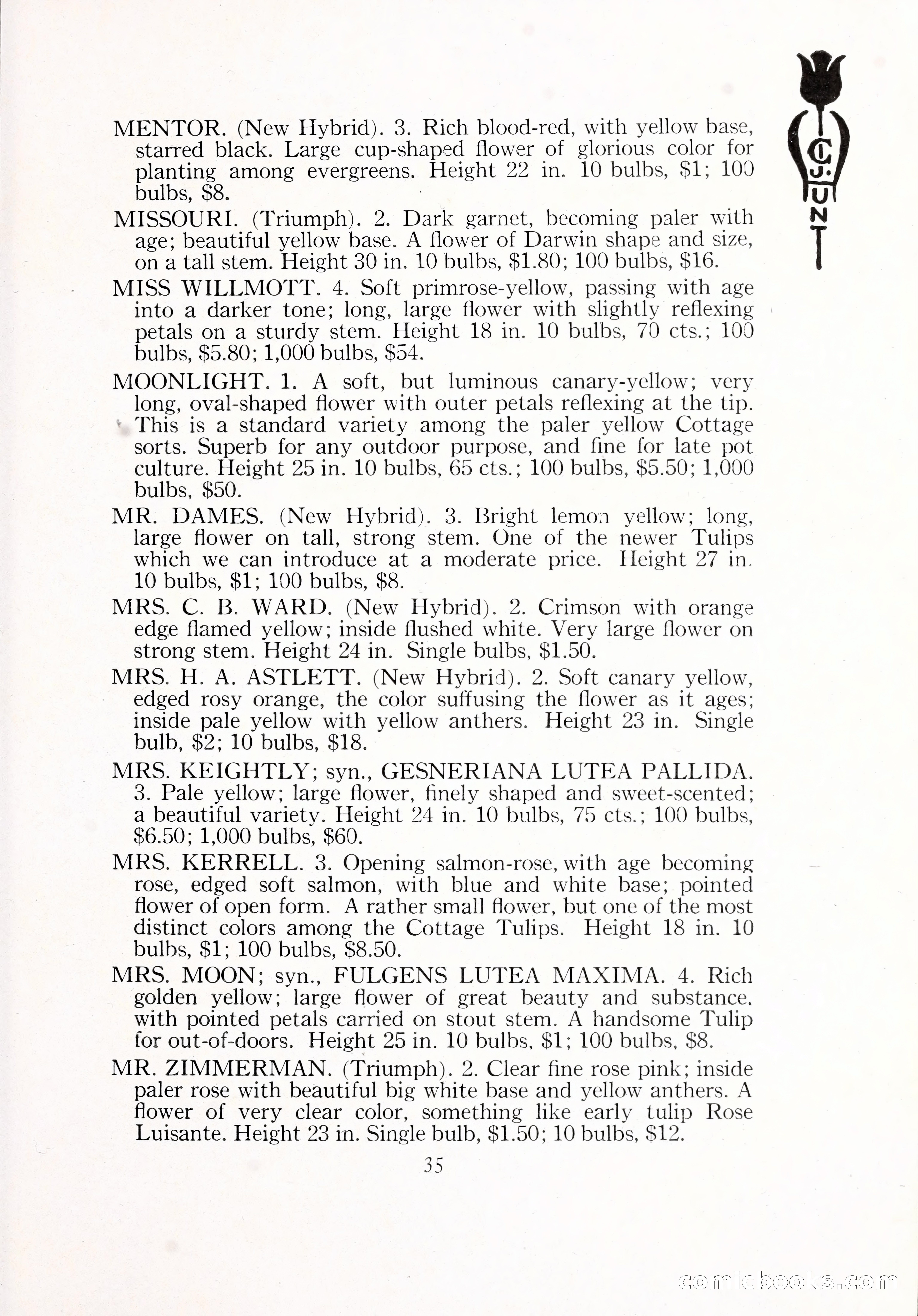 Blue Book of Bulbs, 1929 — page 52 of 125