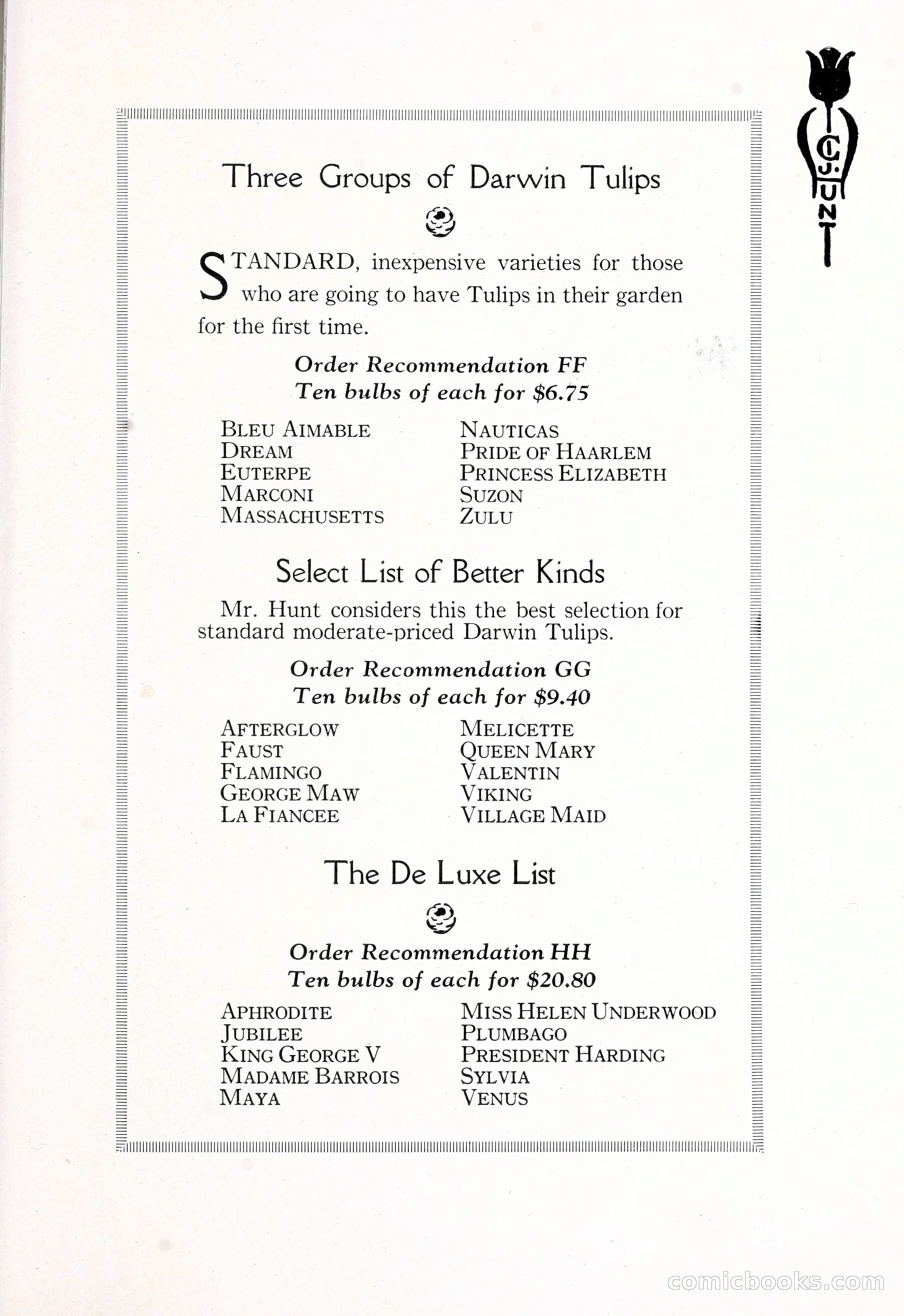 Blue Book of Bulbs, 1929 — page 58 of 125