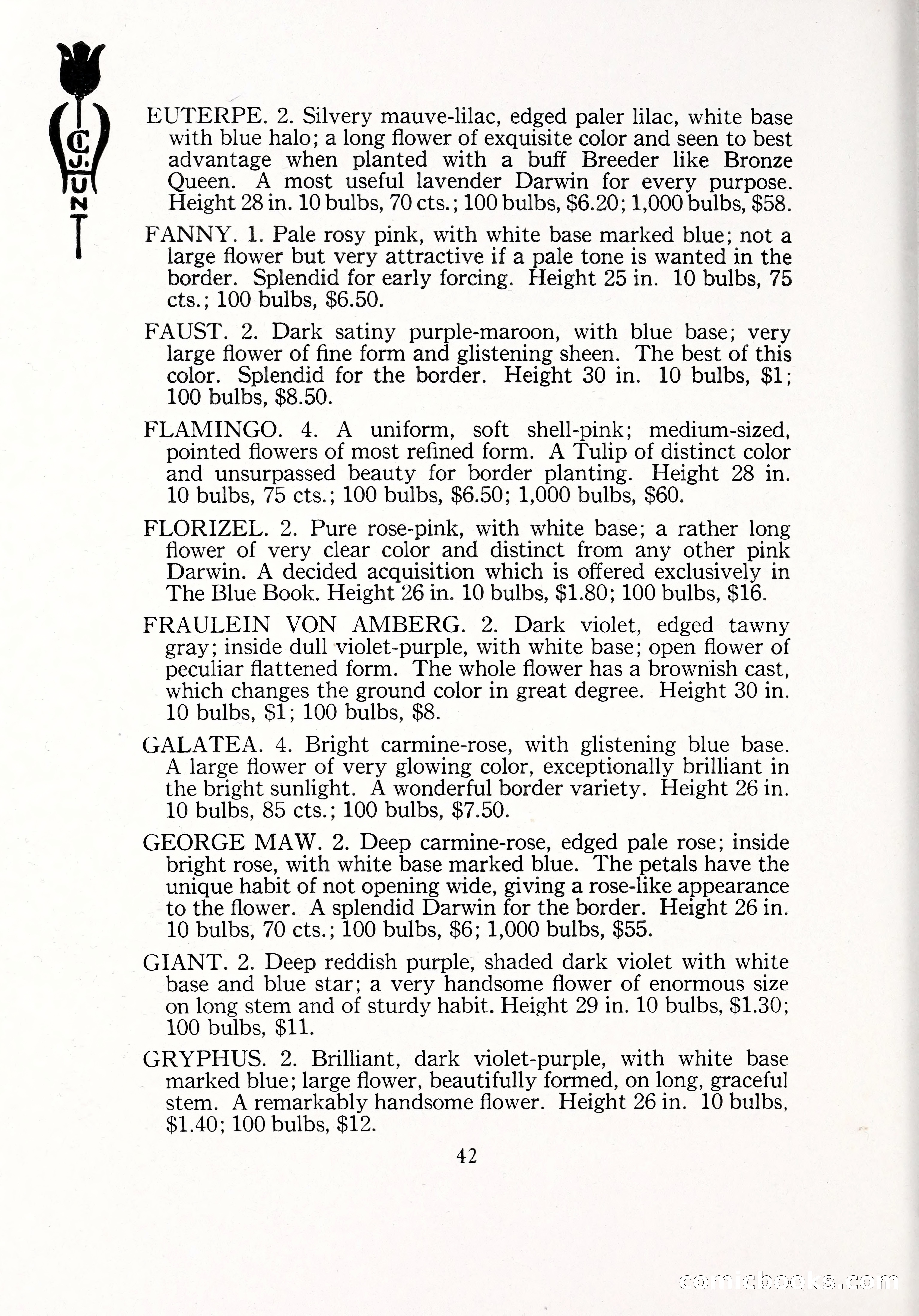 Blue Book of Bulbs, 1929 — page 63 of 125