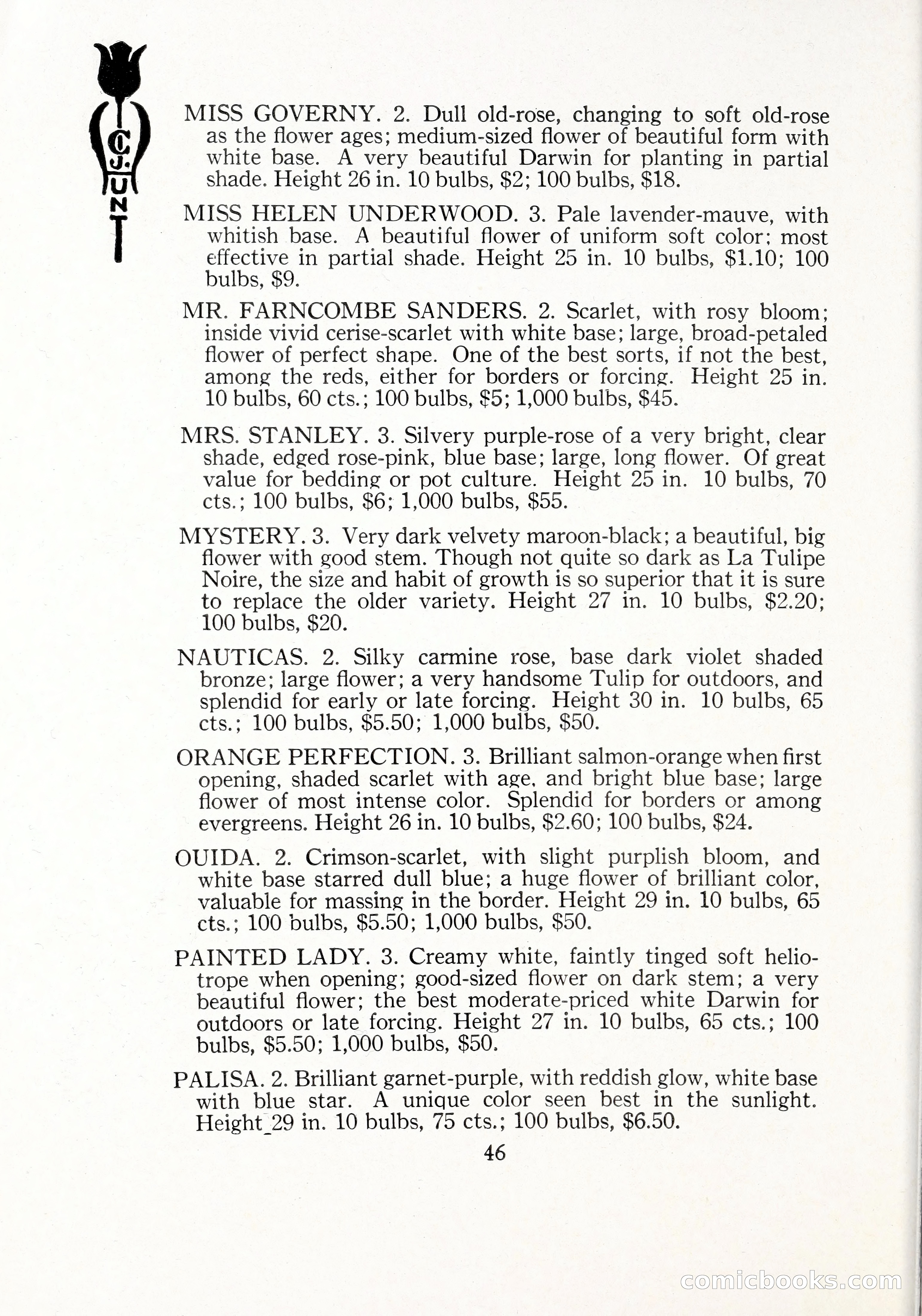 Blue Book of Bulbs, 1929 — page 69 of 125