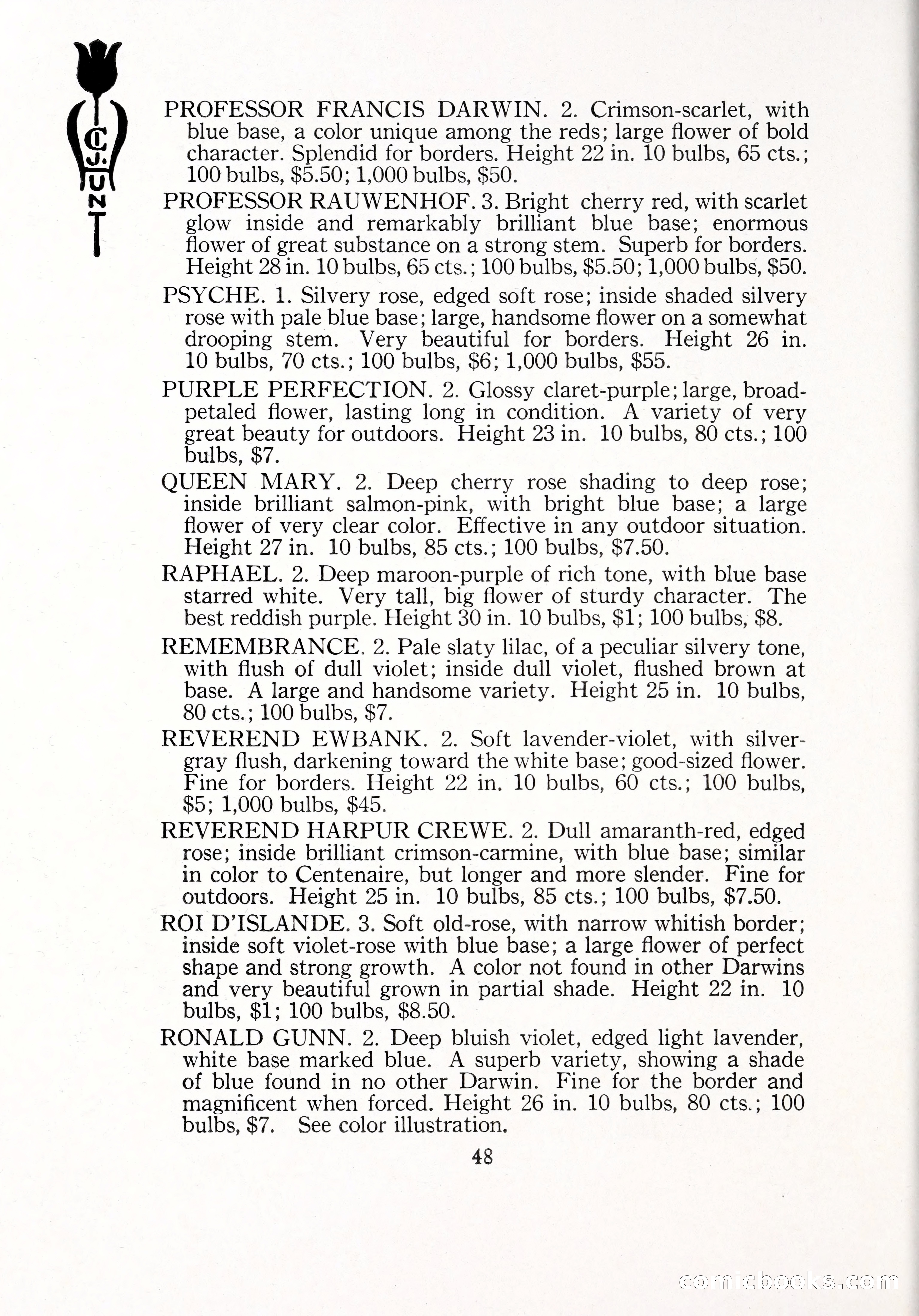 Blue Book of Bulbs, 1929 — page 71 of 125