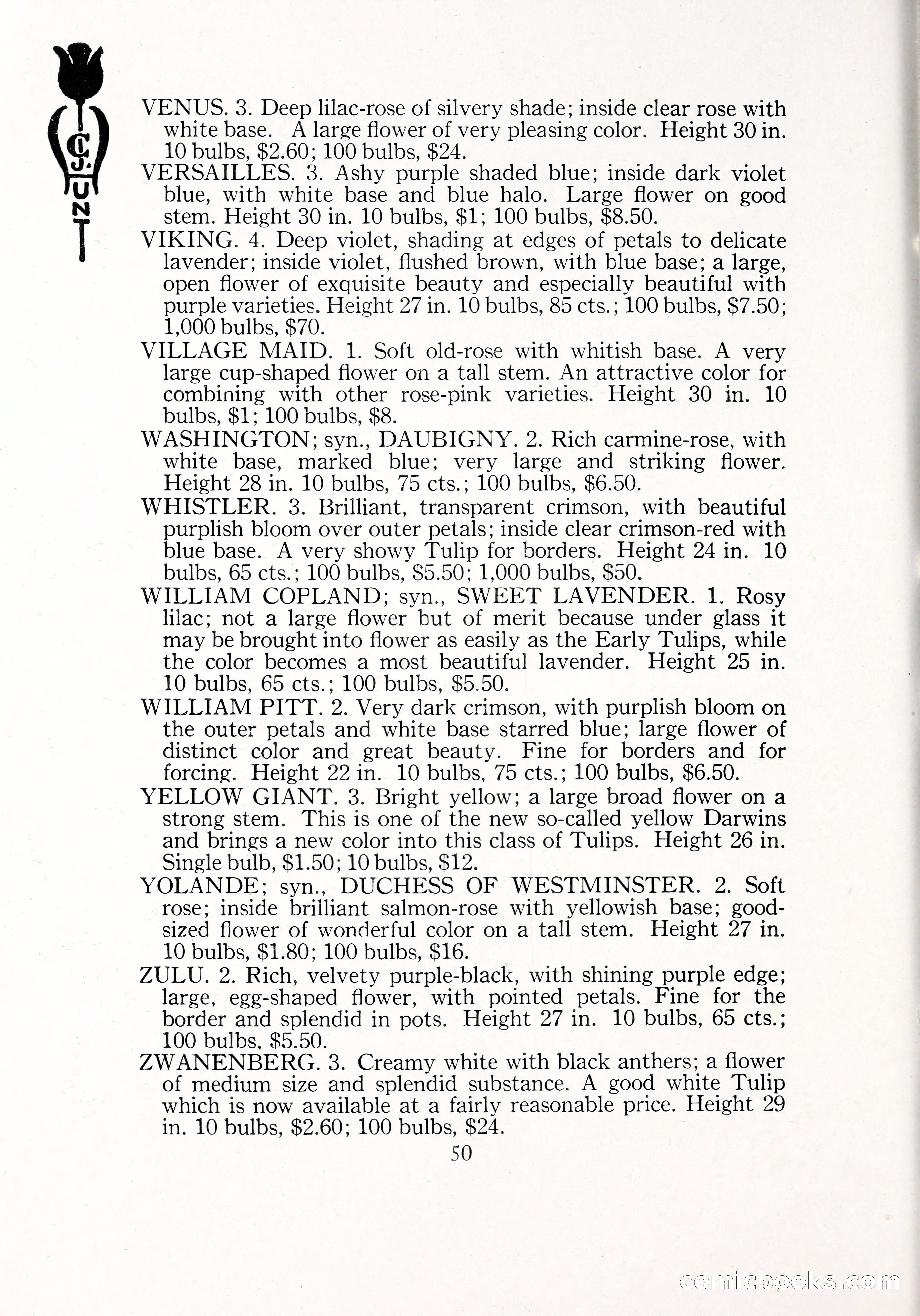 Blue Book of Bulbs, 1929 — page 73 of 125