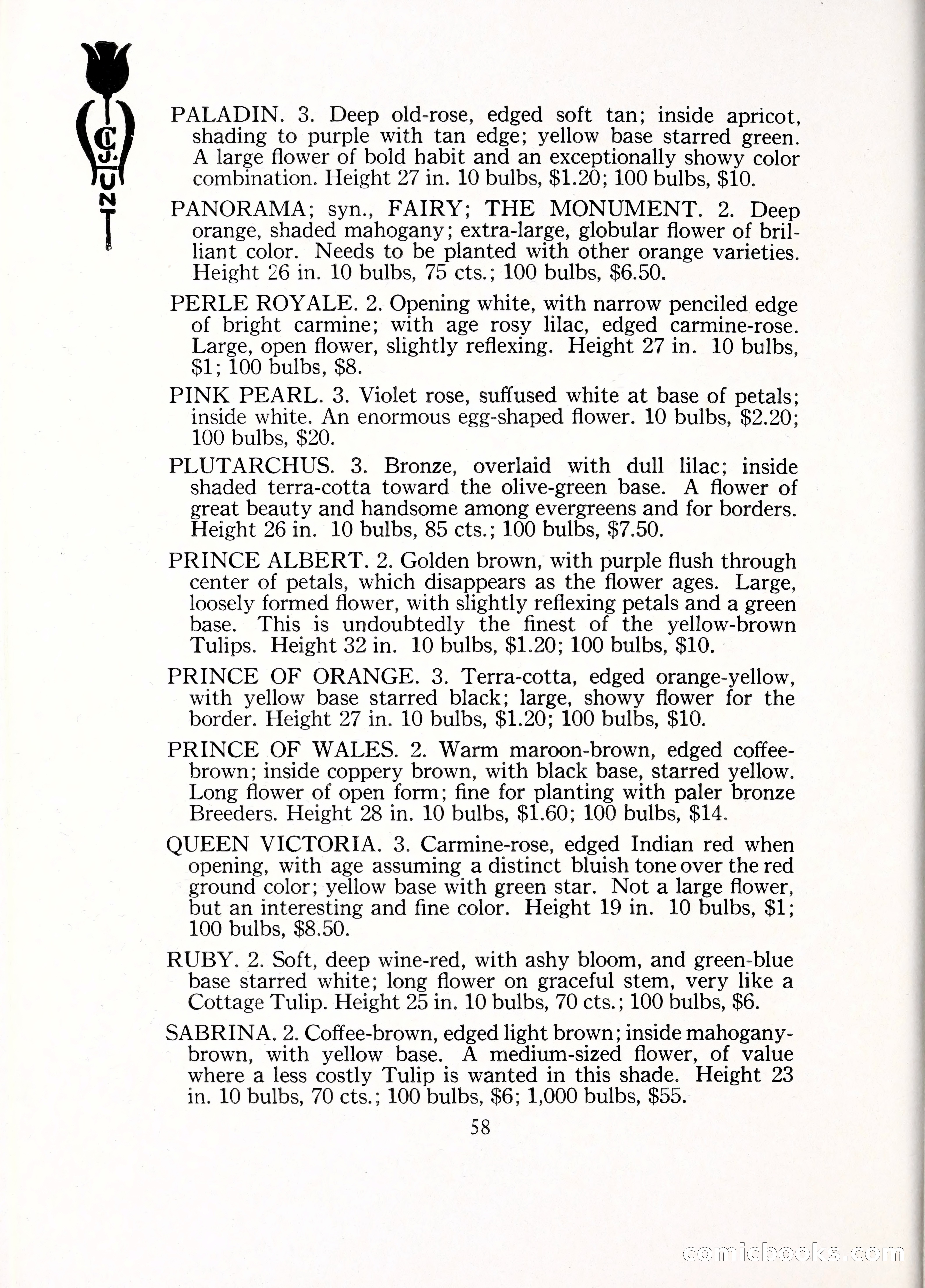 Blue Book of Bulbs, 1929 — page 85 of 125