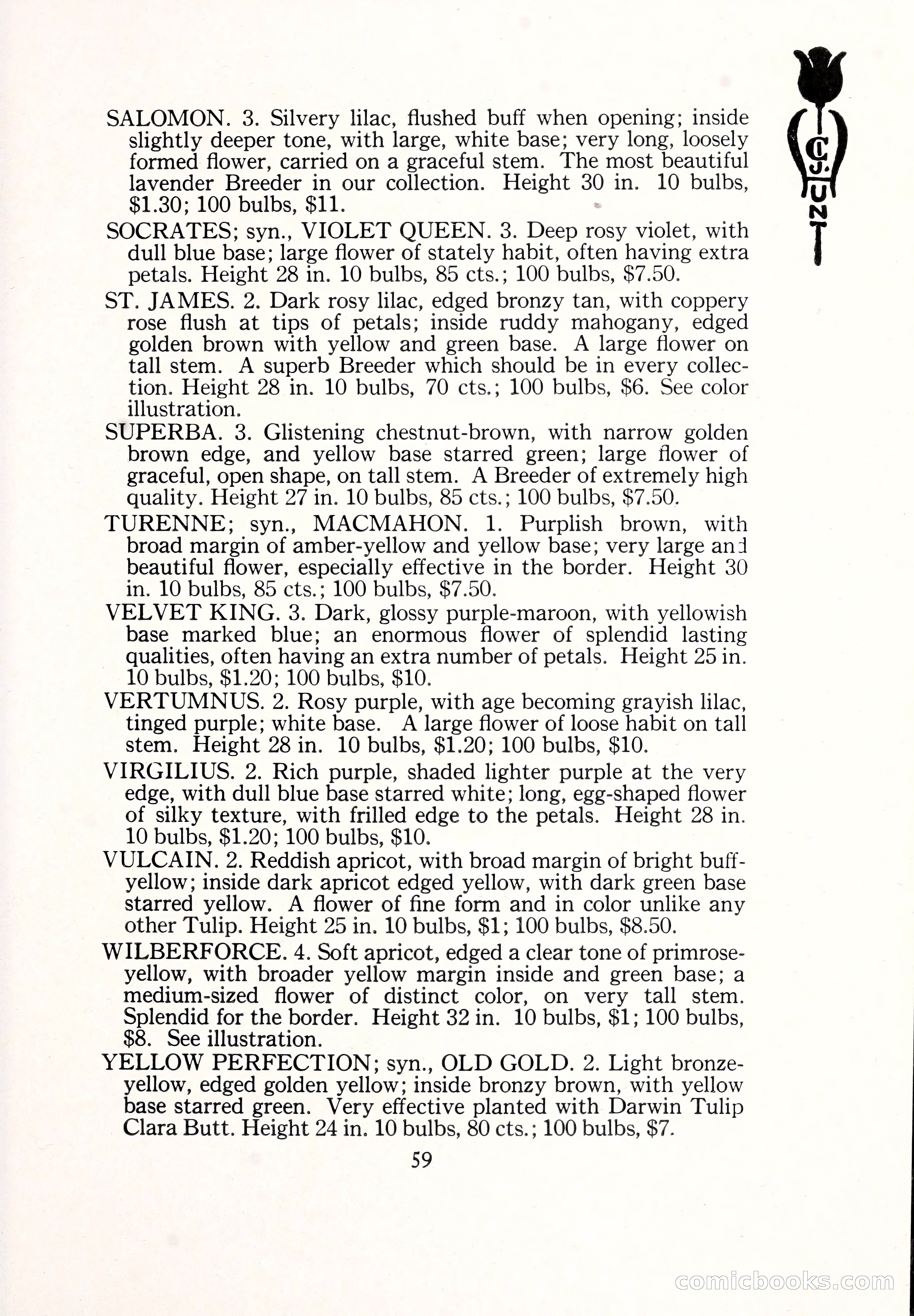 Blue Book of Bulbs, 1929 — page 86 of 125