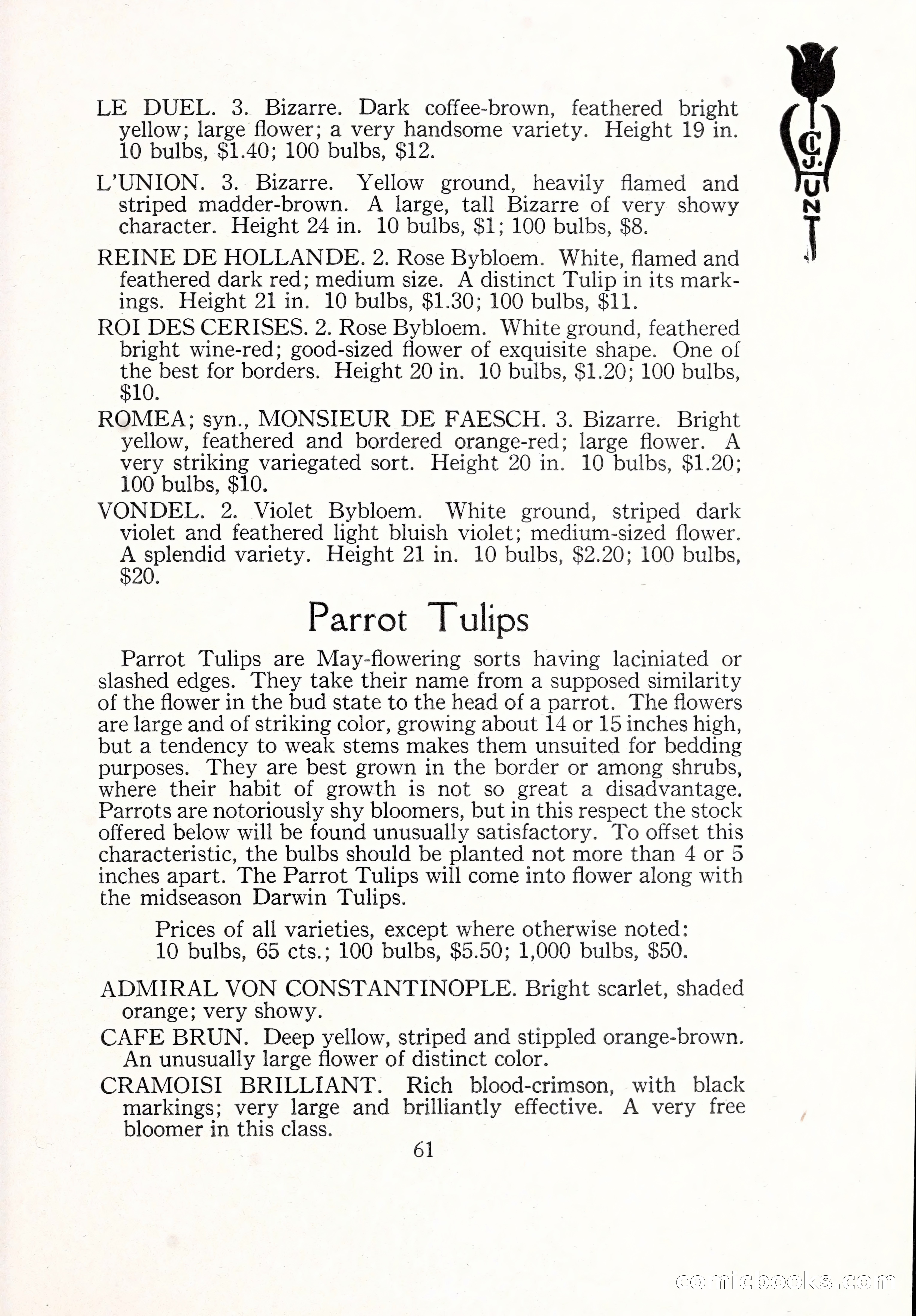Blue Book of Bulbs, 1929 — page 88 of 125