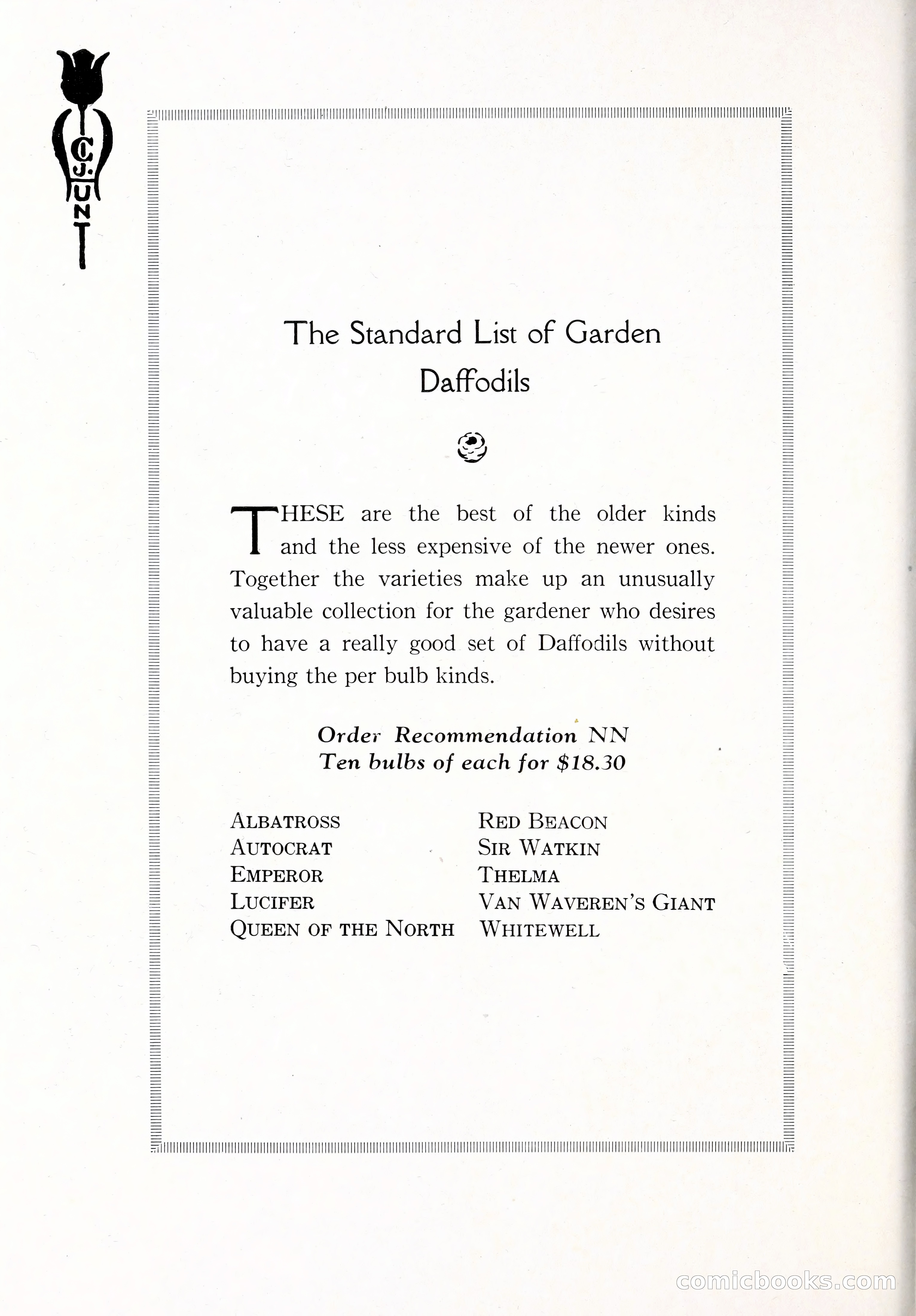 Blue Book of Bulbs, 1929 — page 101 of 125