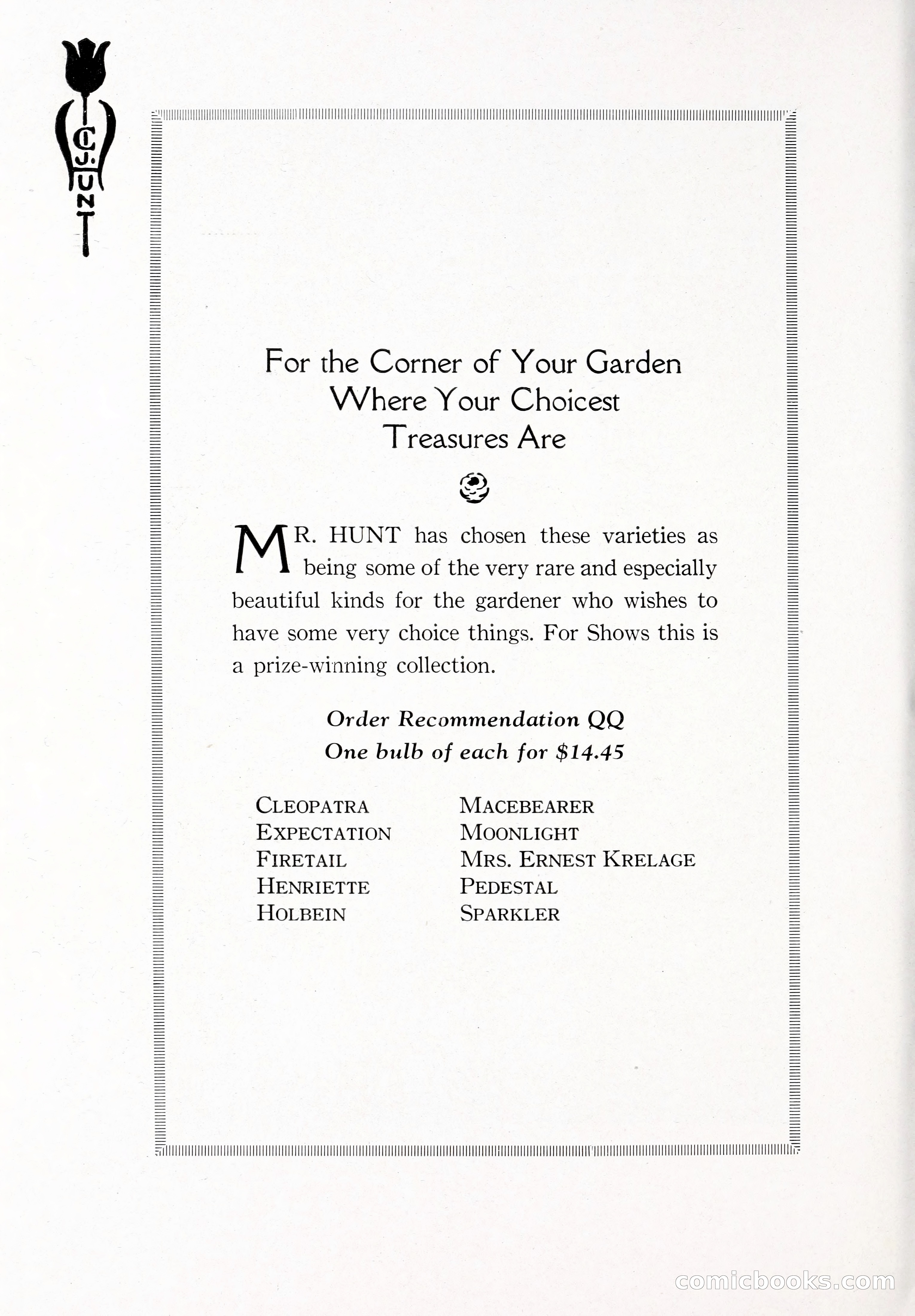 Blue Book of Bulbs, 1929 — page 107 of 125