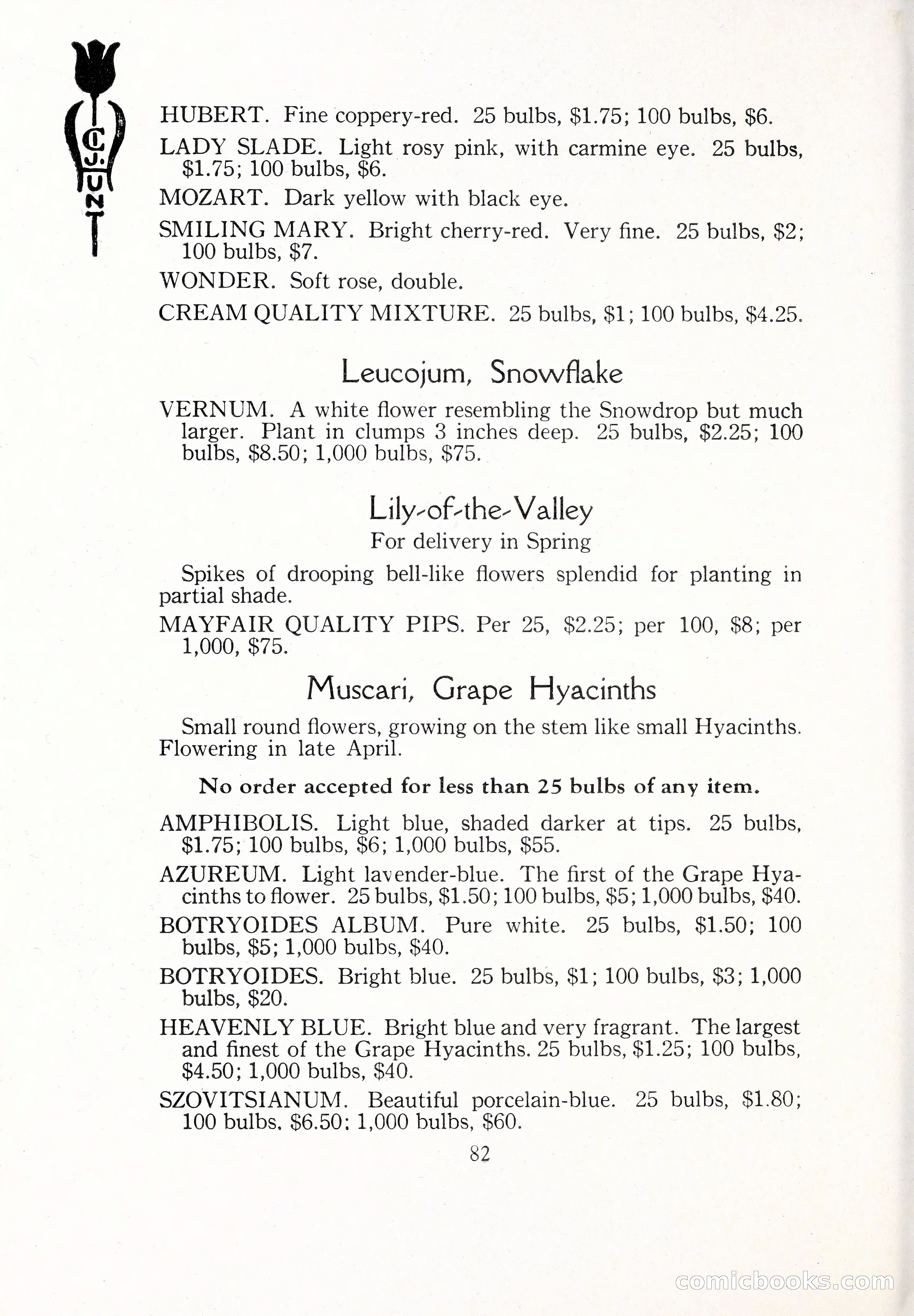 Blue Book of Bulbs, 1929 — page 119 of 125