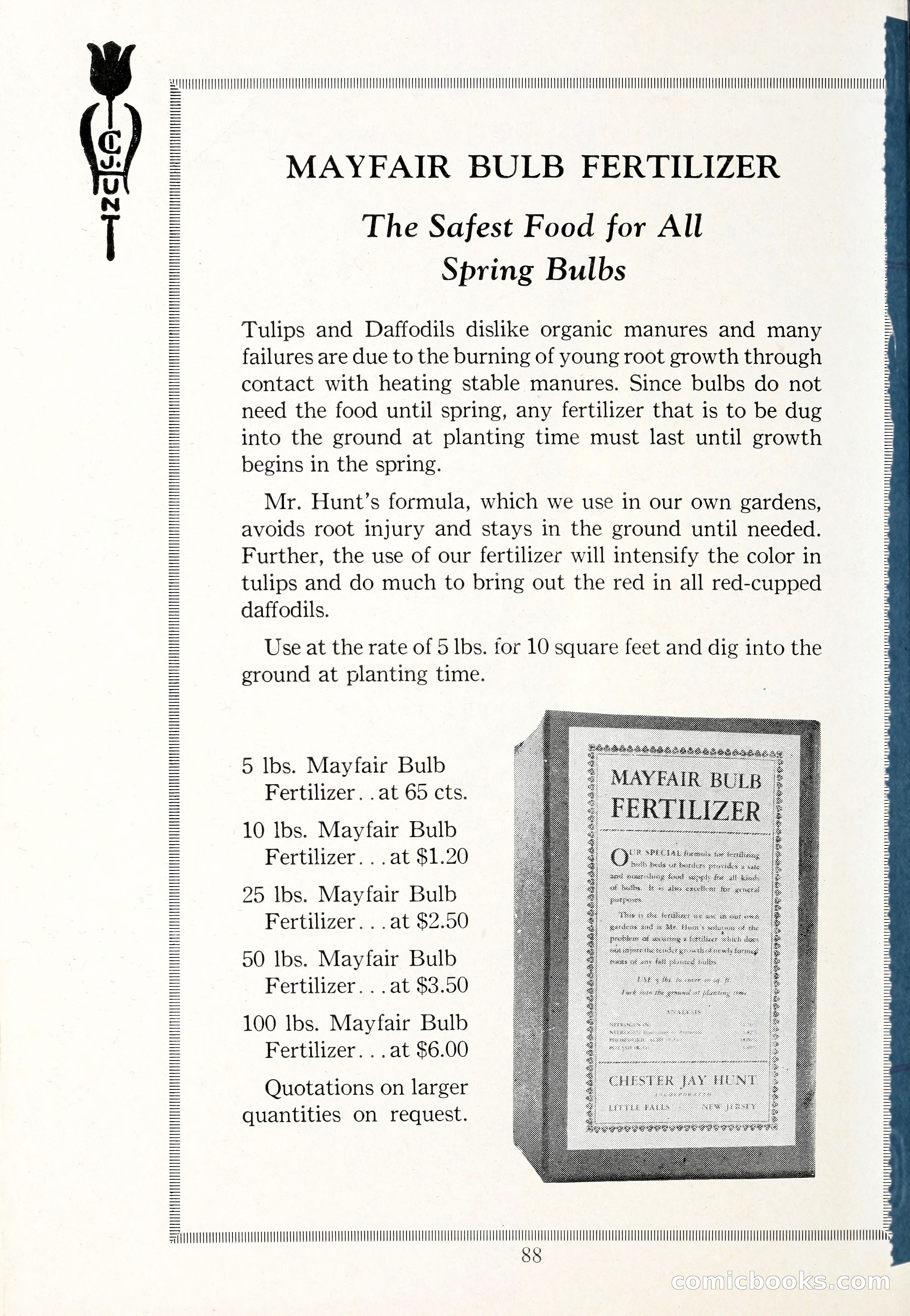 Blue Book of Bulbs, 1929 — page 125 of 125