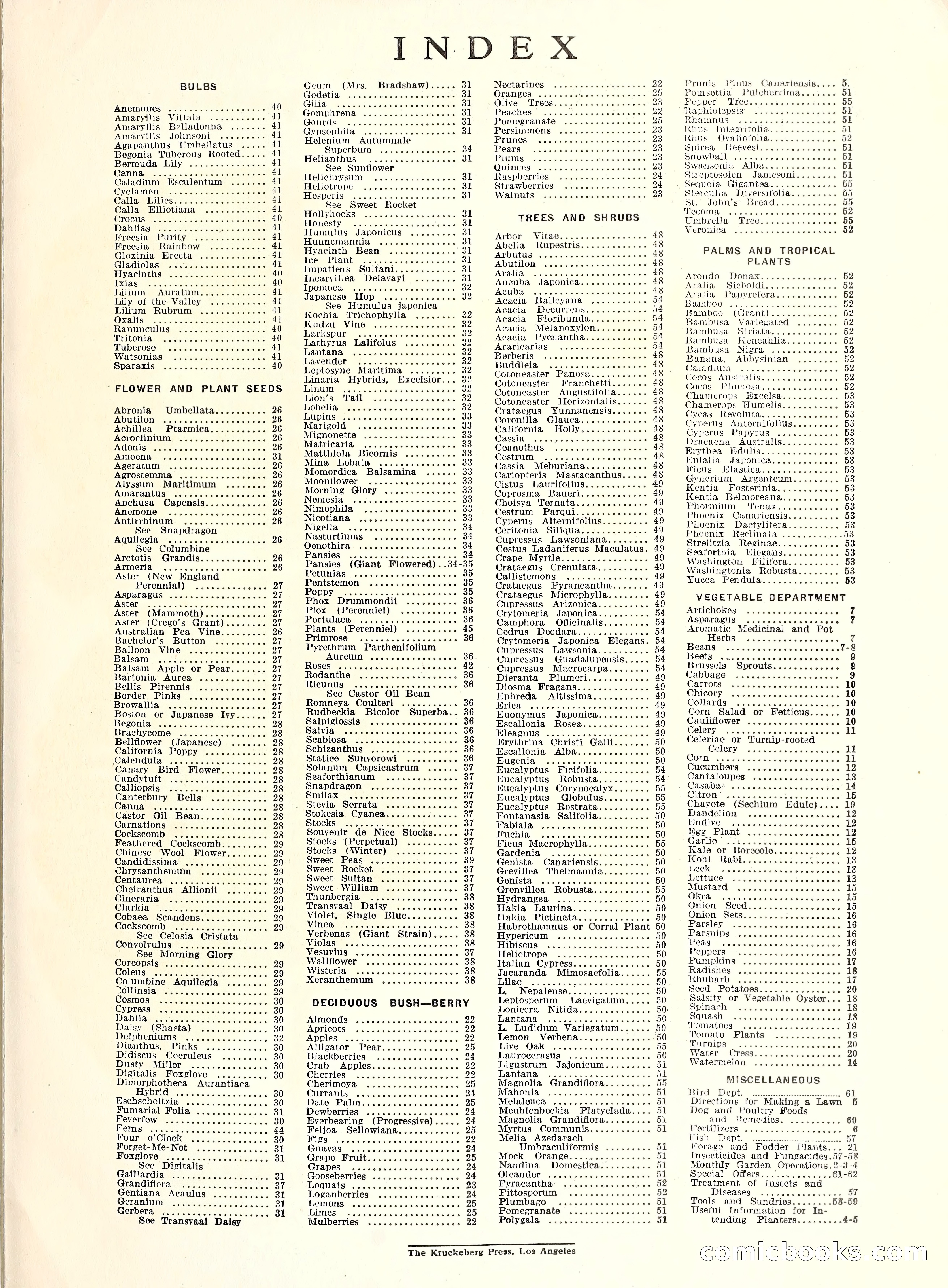 Blue Book of Gardening, 1929 — page 70 of 69