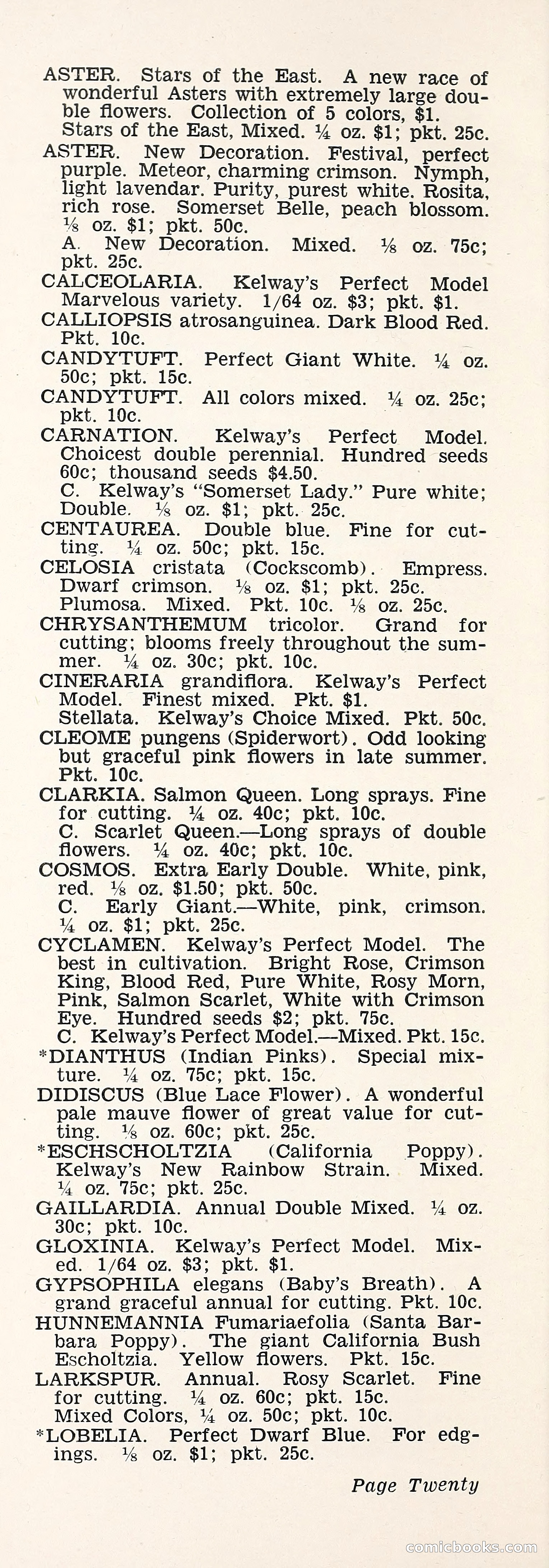 Crockett's Blue Book: Alpines, Perennials, Seeds, Bulbs — page 25 of 37