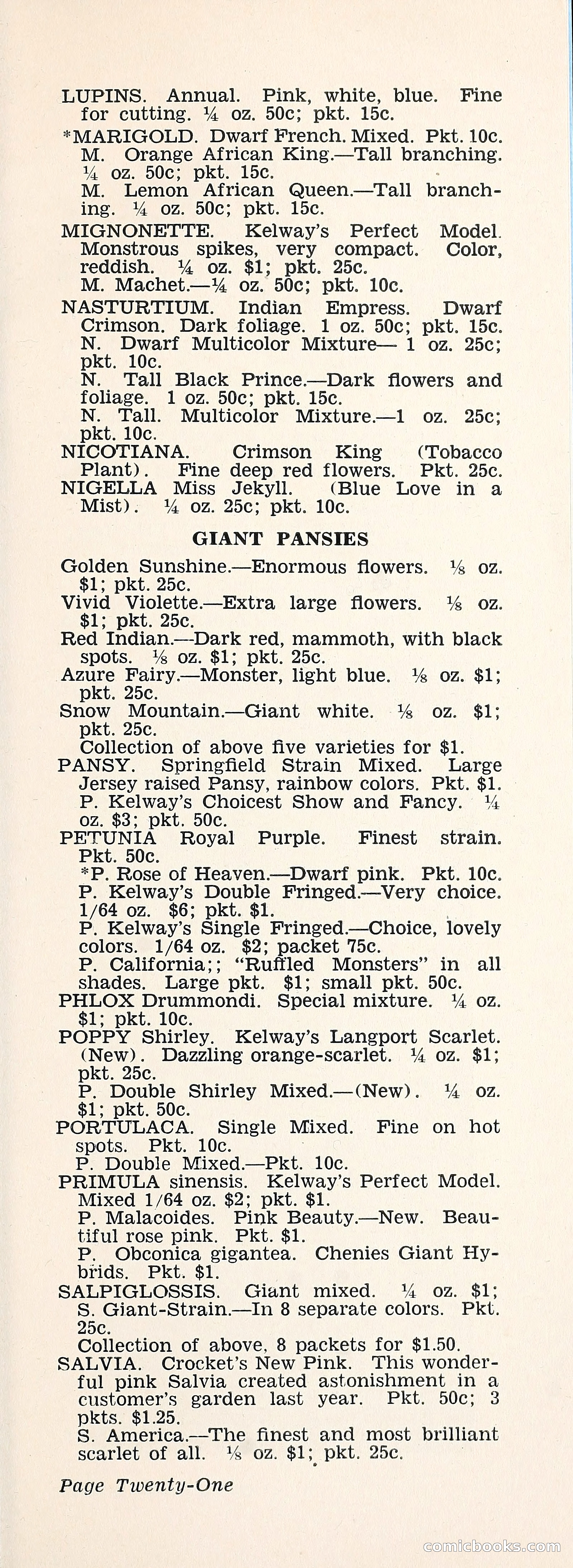 Crockett's Blue Book: Alpines, Perennials, Seeds, Bulbs — page 26 of 37