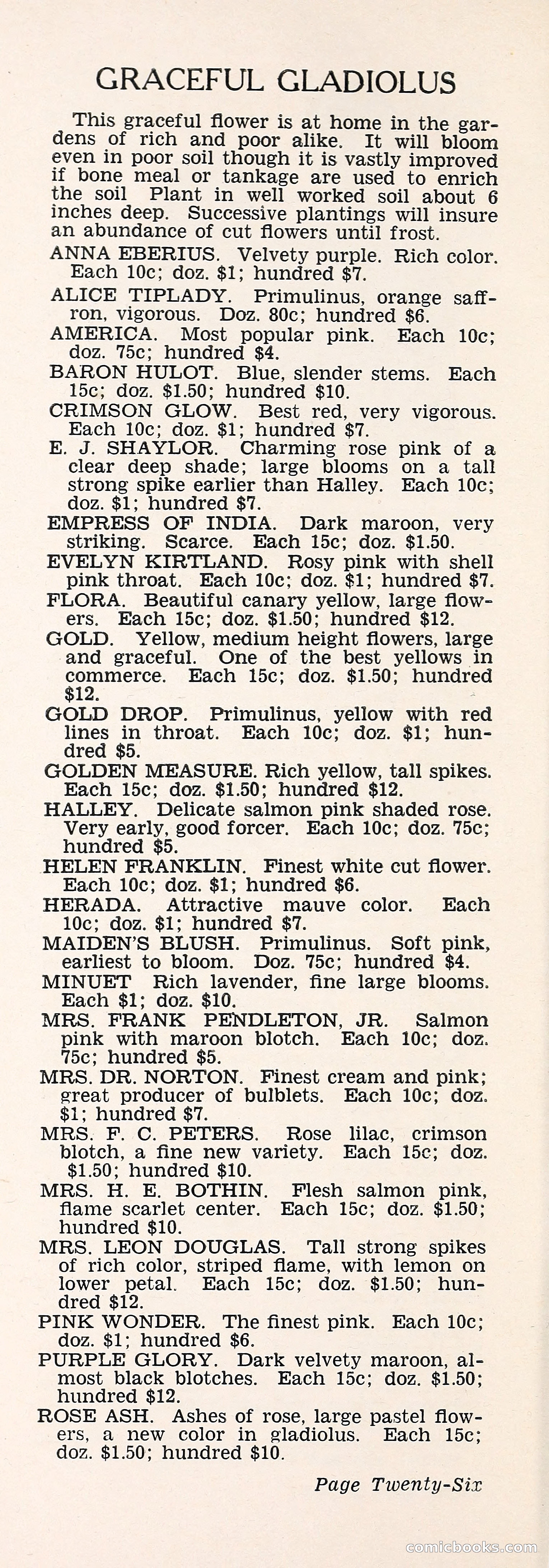 Crockett's Blue Book: Alpines, Perennials, Seeds, Bulbs — page 31 of 37