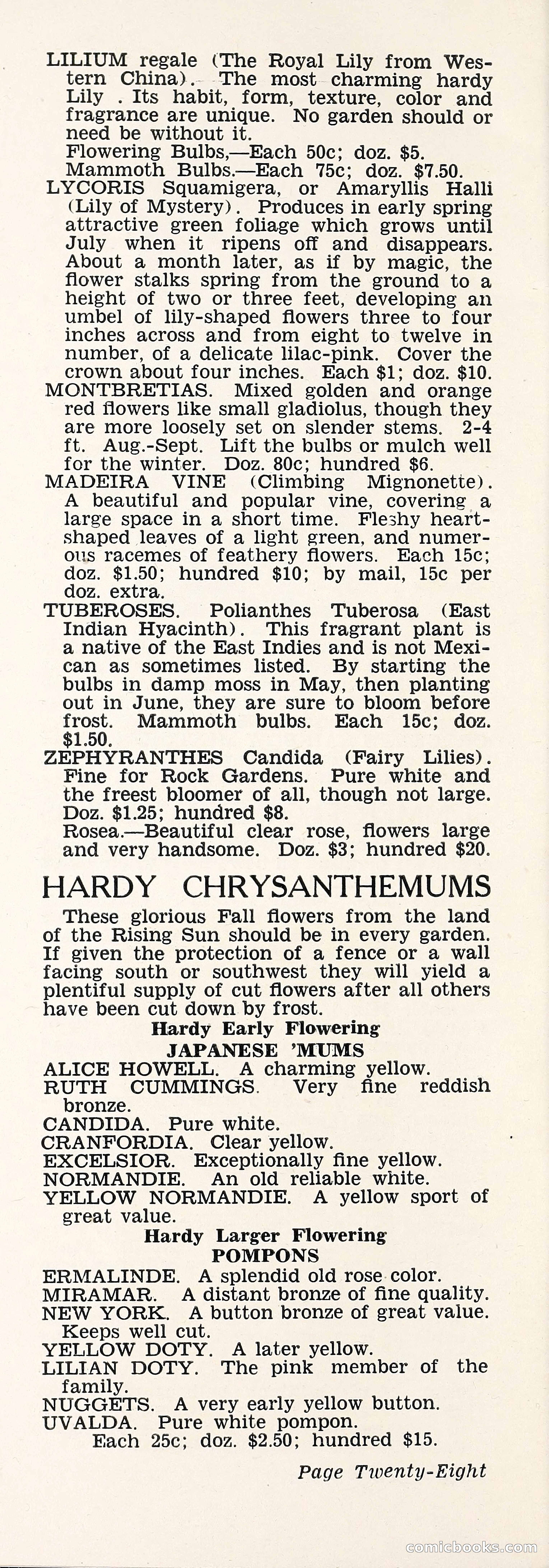 Crockett's Blue Book: Alpines, Perennials, Seeds, Bulbs — page 33 of 37
