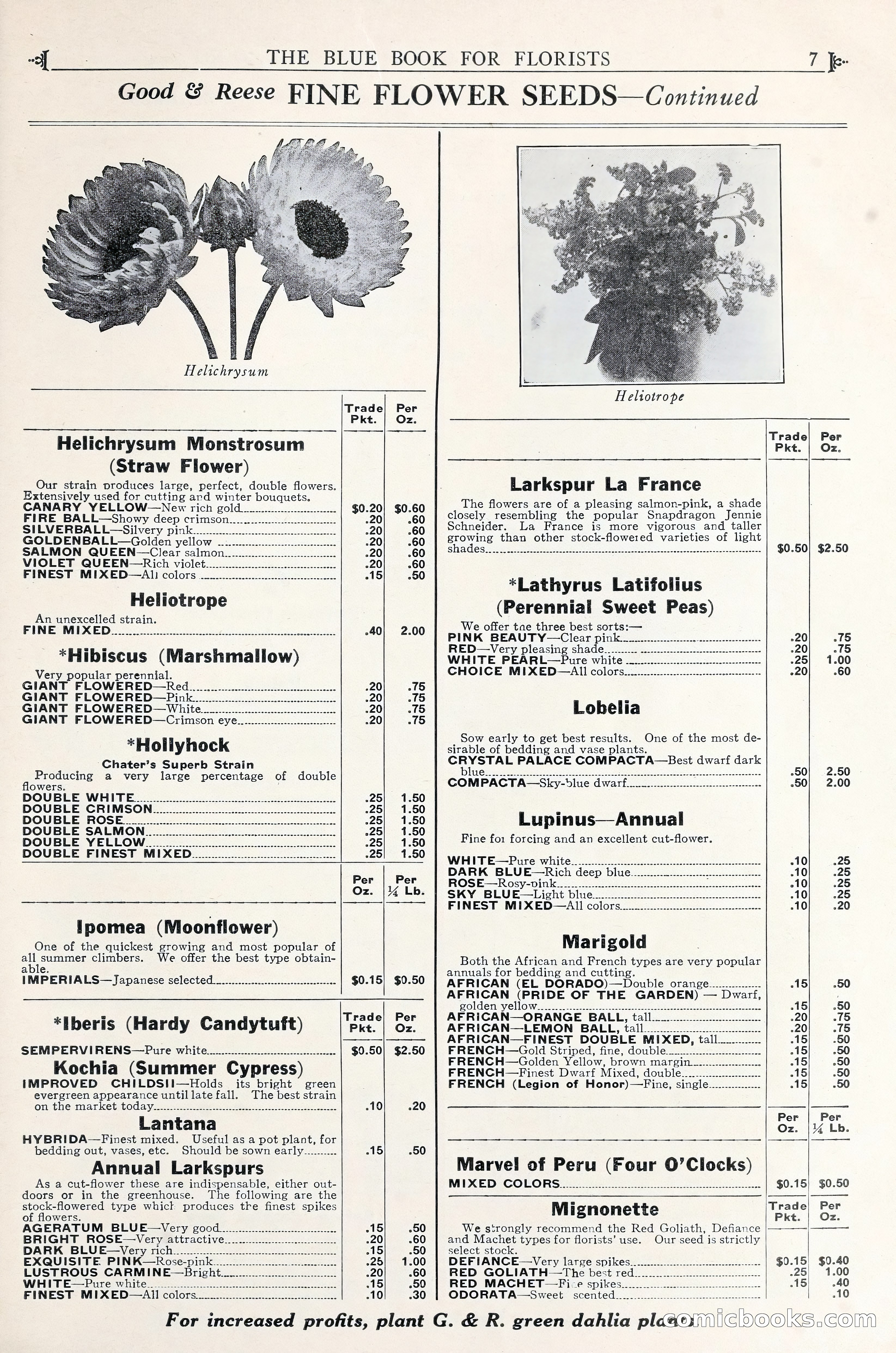 Good & Reese Co.'s Blue Book for Florists — page 11 of 58