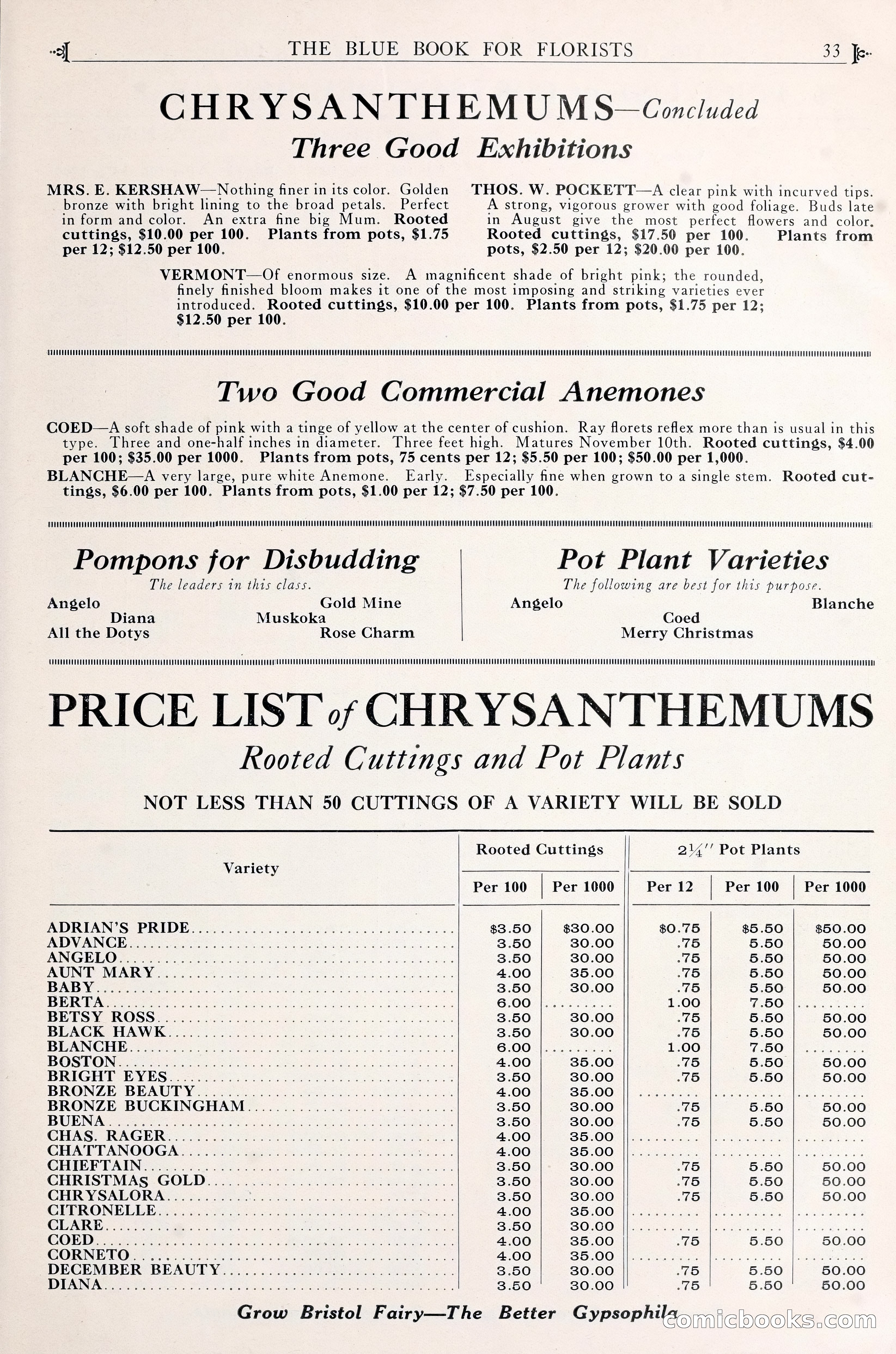 Good & Reese Co.'s Blue Book for Florists — page 37 of 58