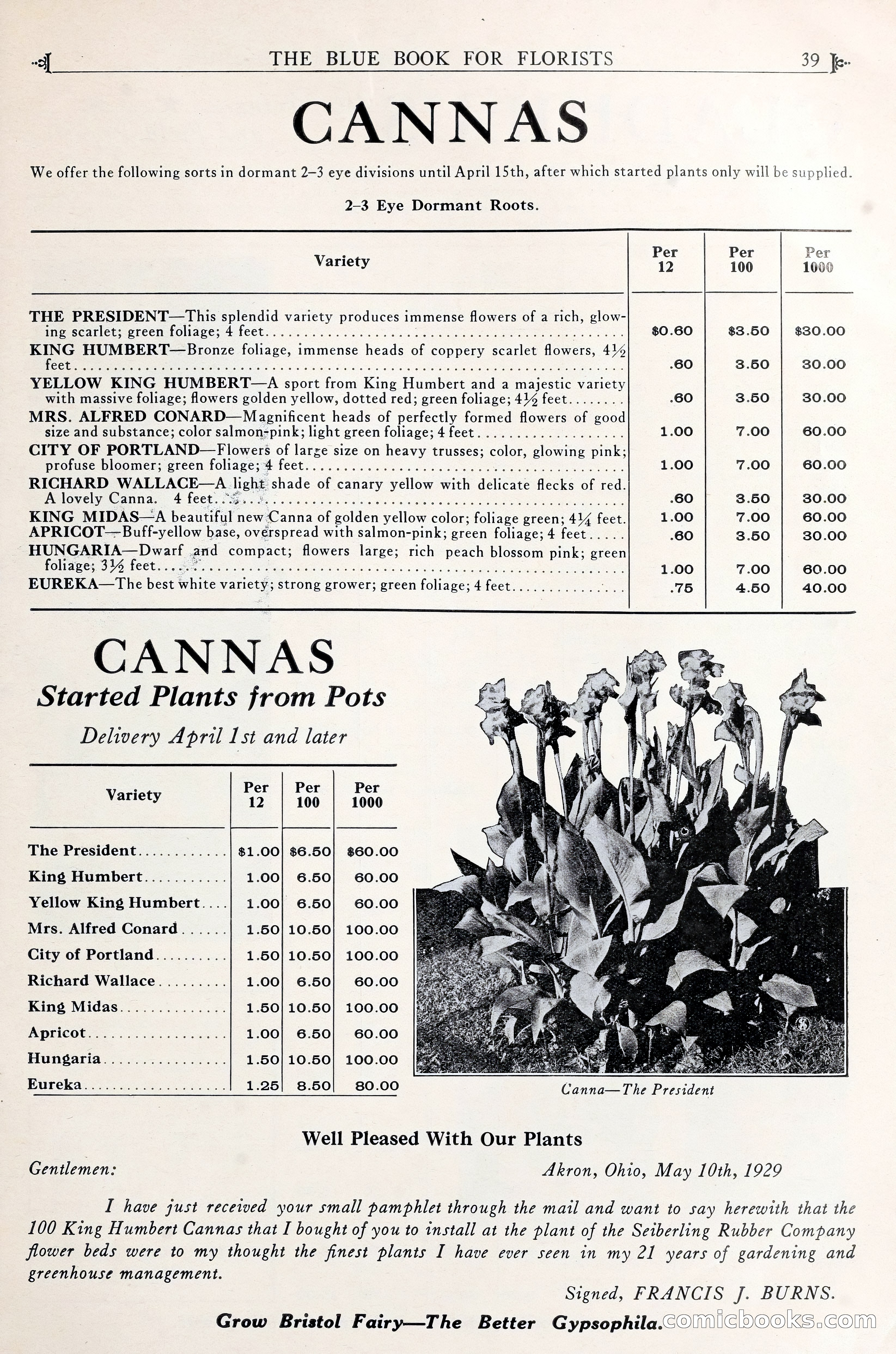 Good & Reese Co.'s Blue Book for Florists — page 43 of 58