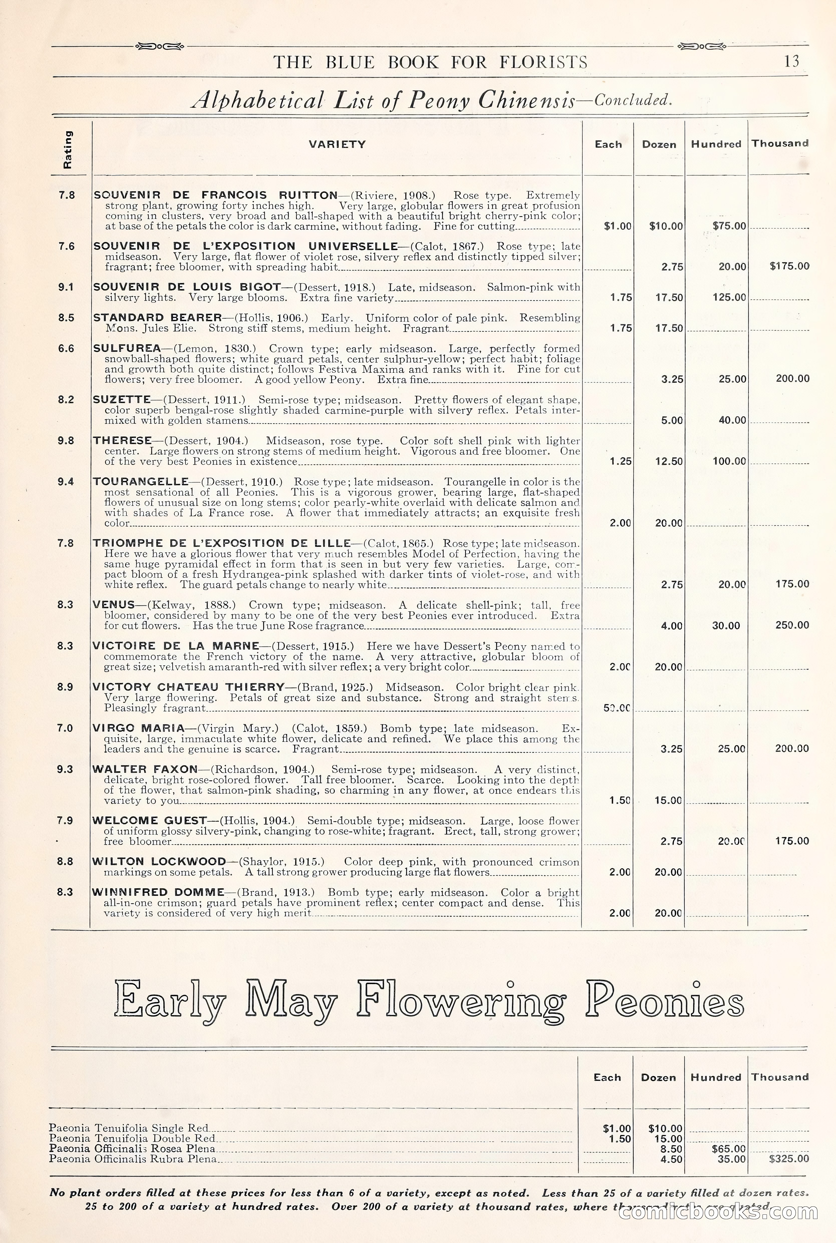 Good & Reese Co.'s Blue Book for Florists: Autumn 1930 — page 19 of 56