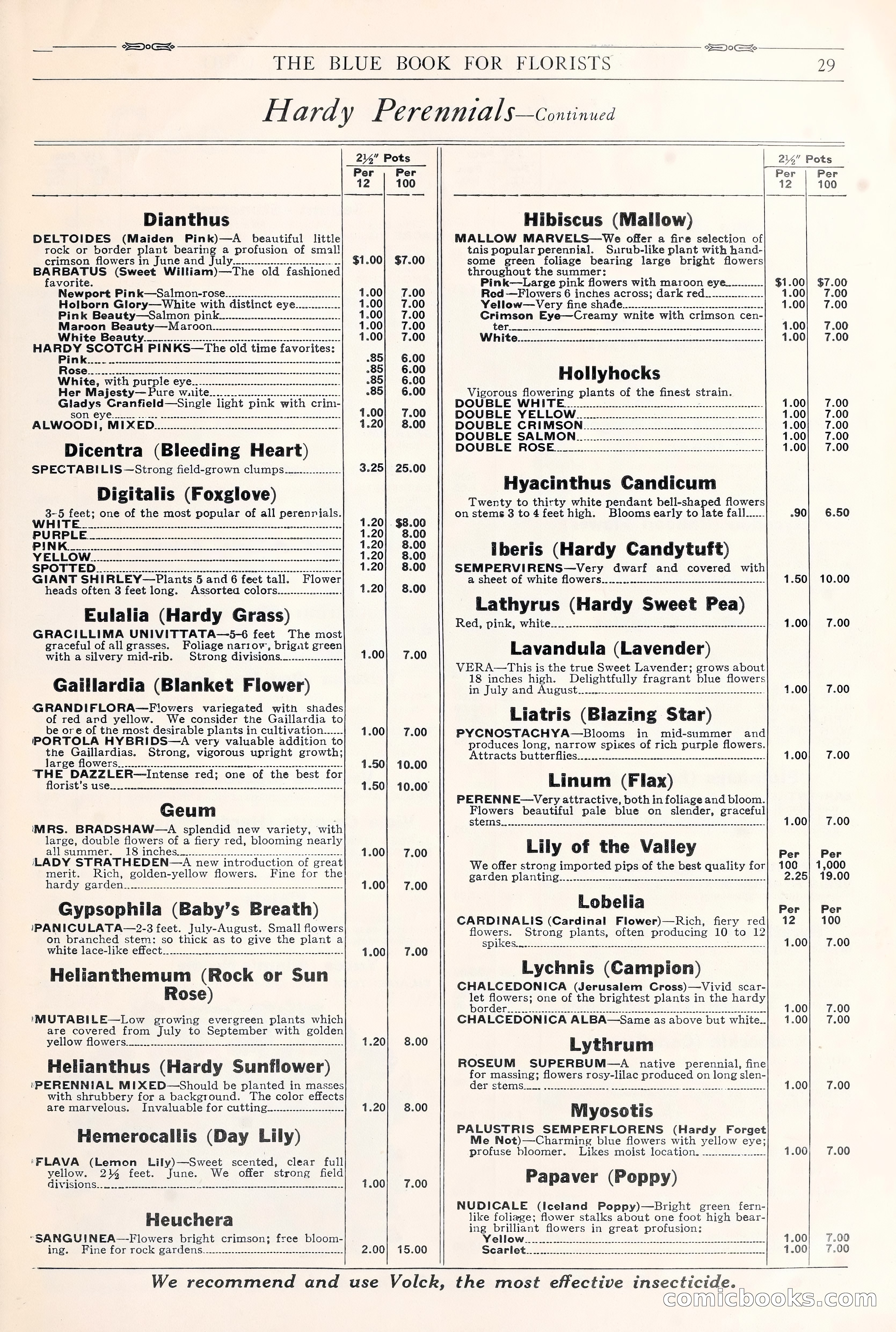 Good & Reese Co.'s Blue Book for Florists: Autumn 1930 — page 35 of 56