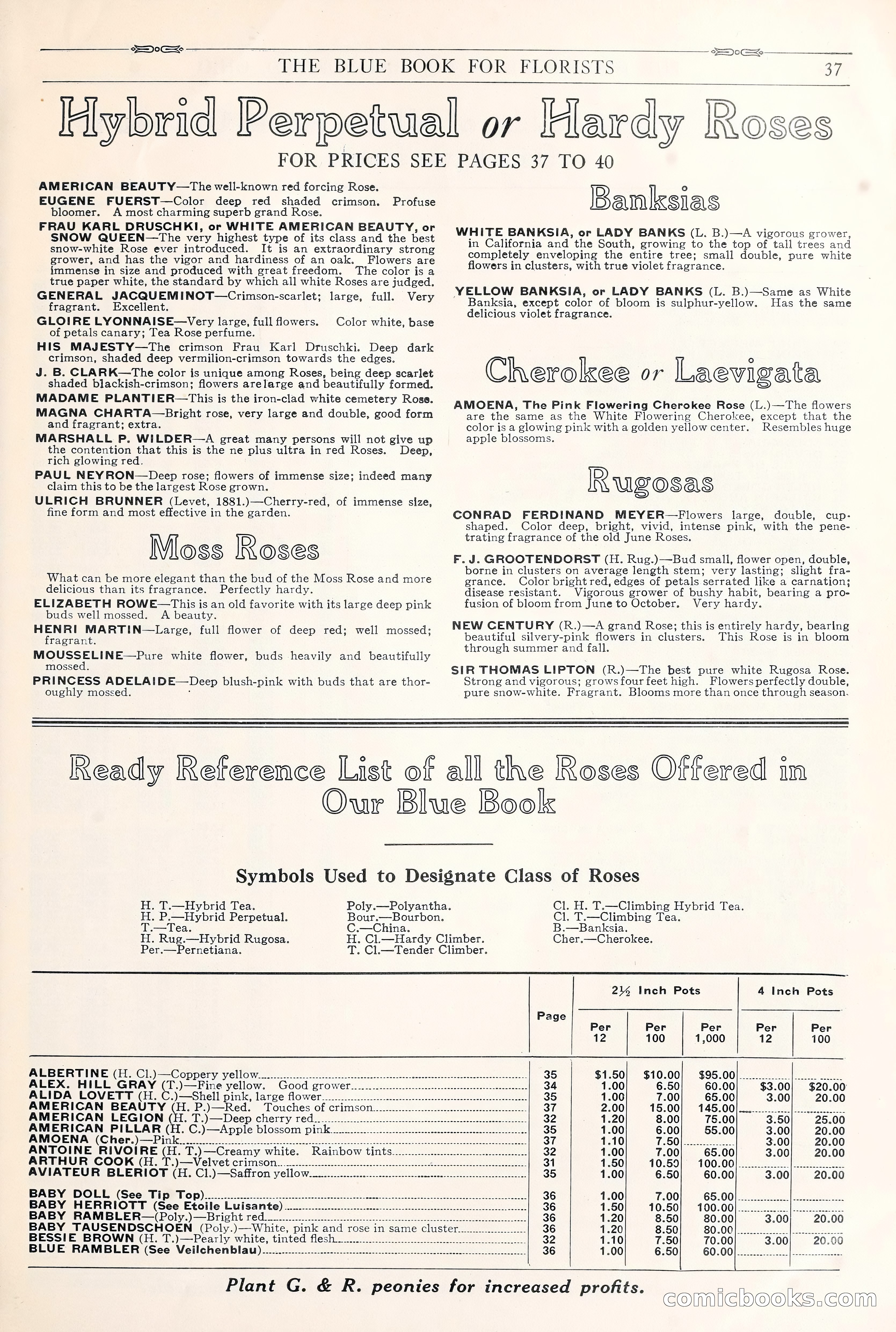 Good & Reese Co.'s Blue Book for Florists: Autumn 1930 — page 43 of 56