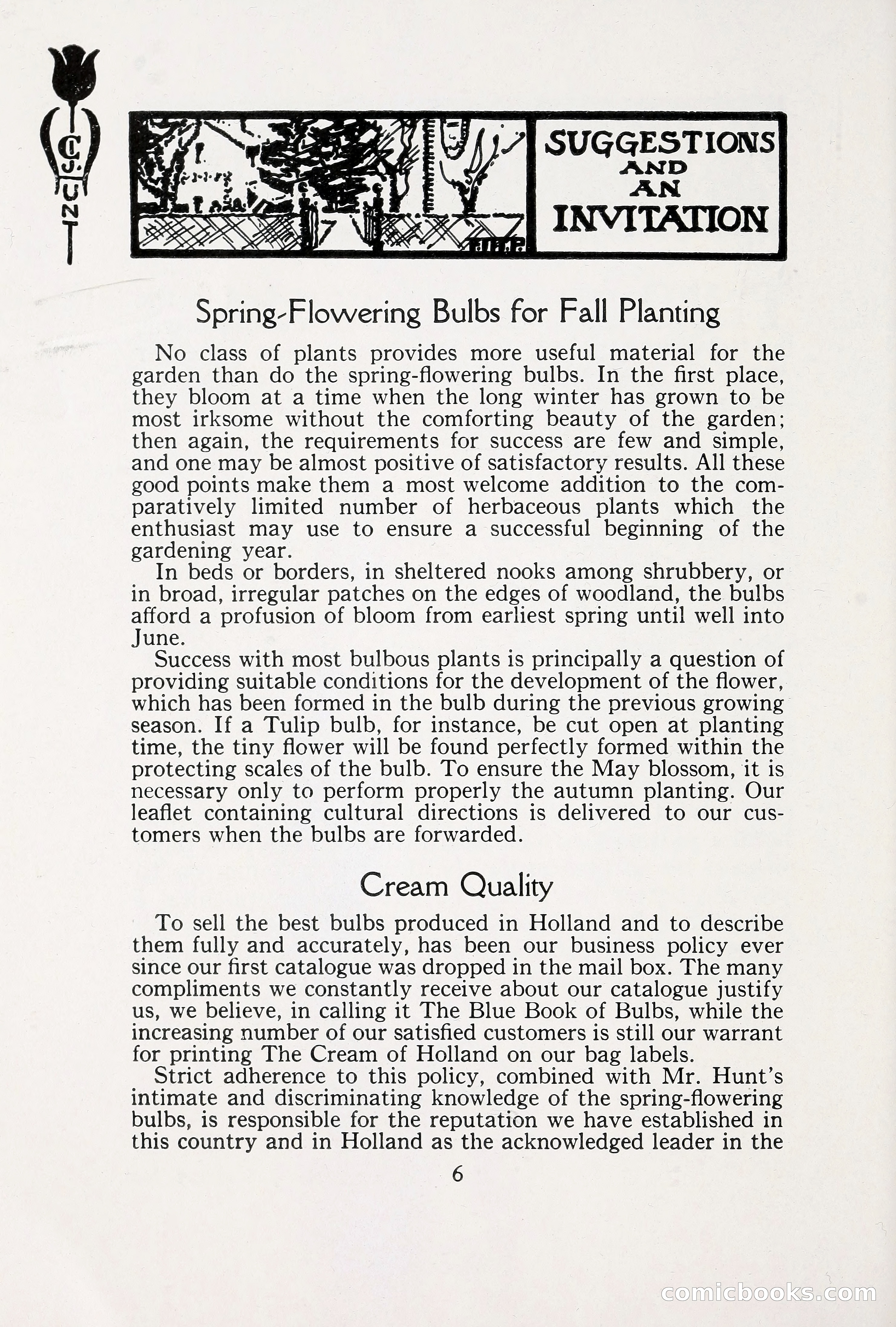 Blue Book of Bulbs, 1930 — page 11 of 137