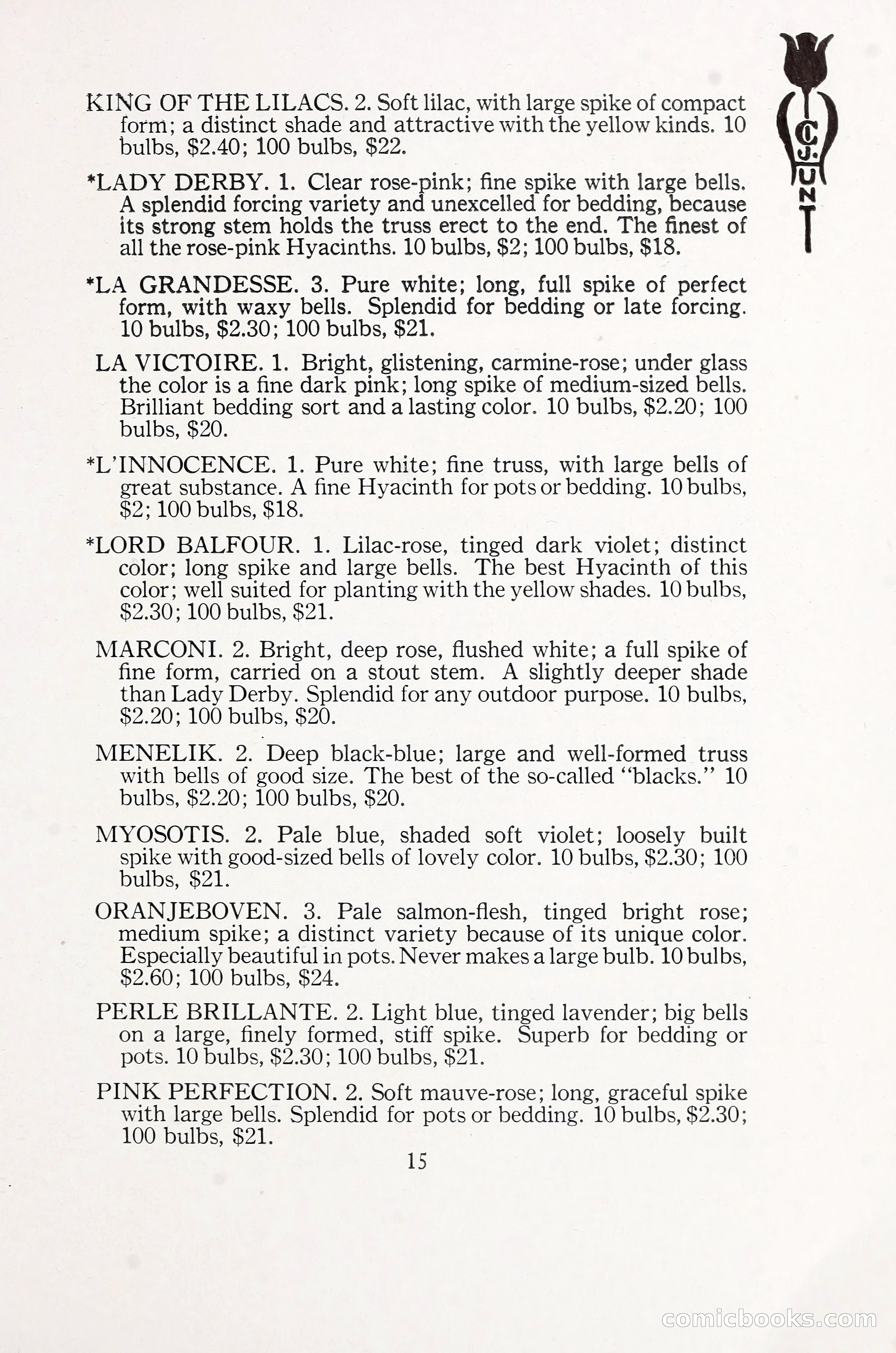 Blue Book of Bulbs, 1930 — page 22 of 137