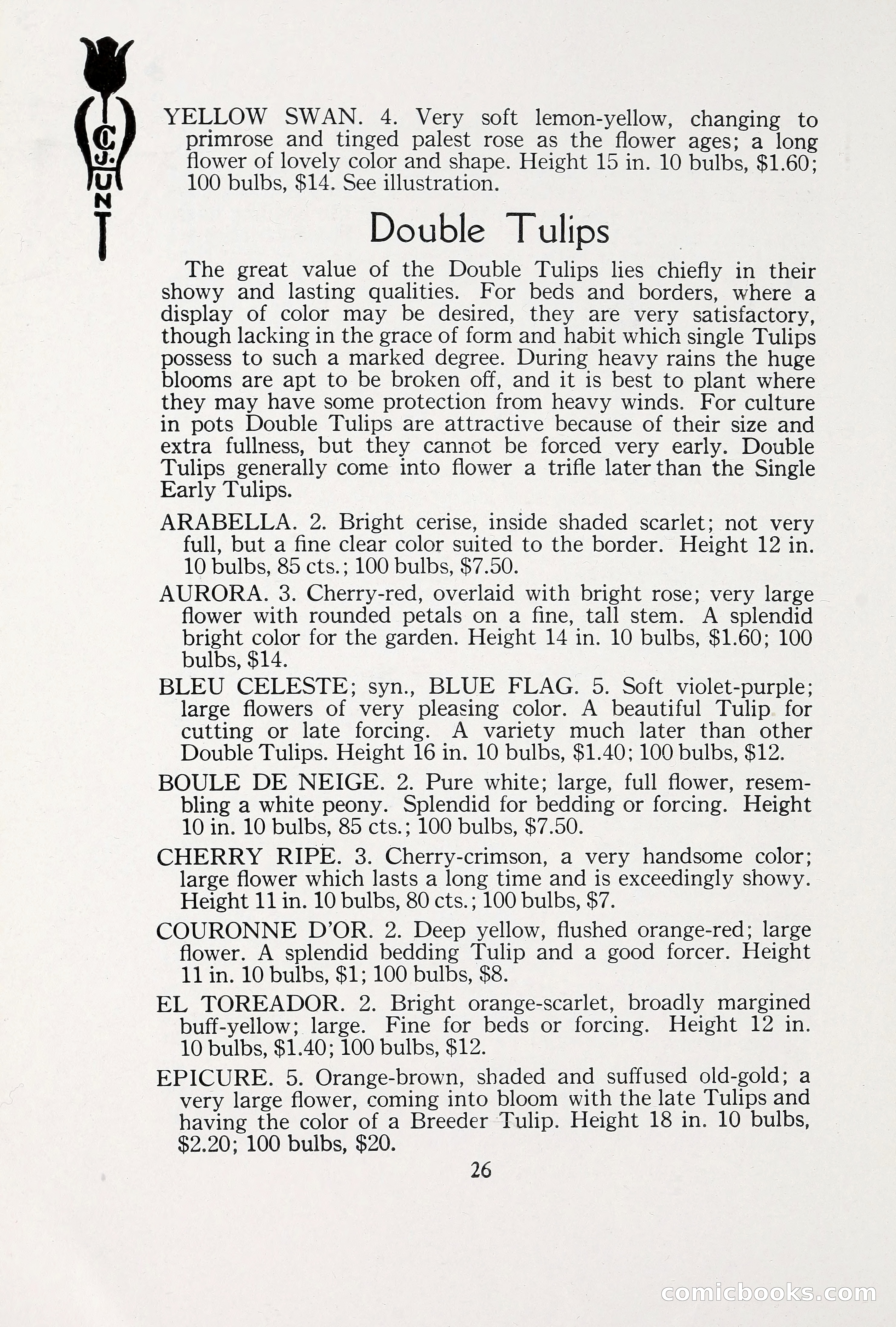 Blue Book of Bulbs, 1930 — page 37 of 137