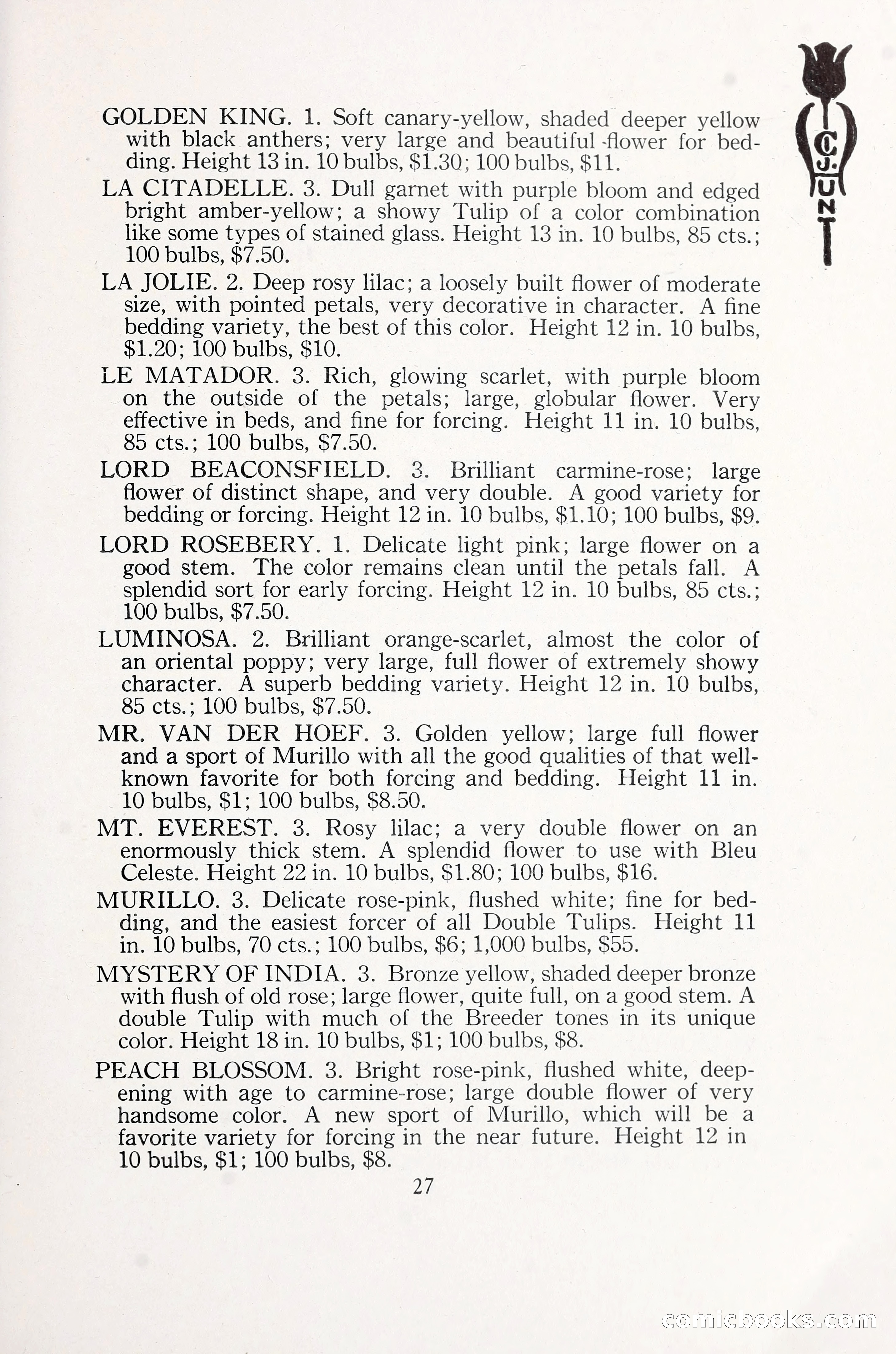 Blue Book of Bulbs, 1930 — page 38 of 137