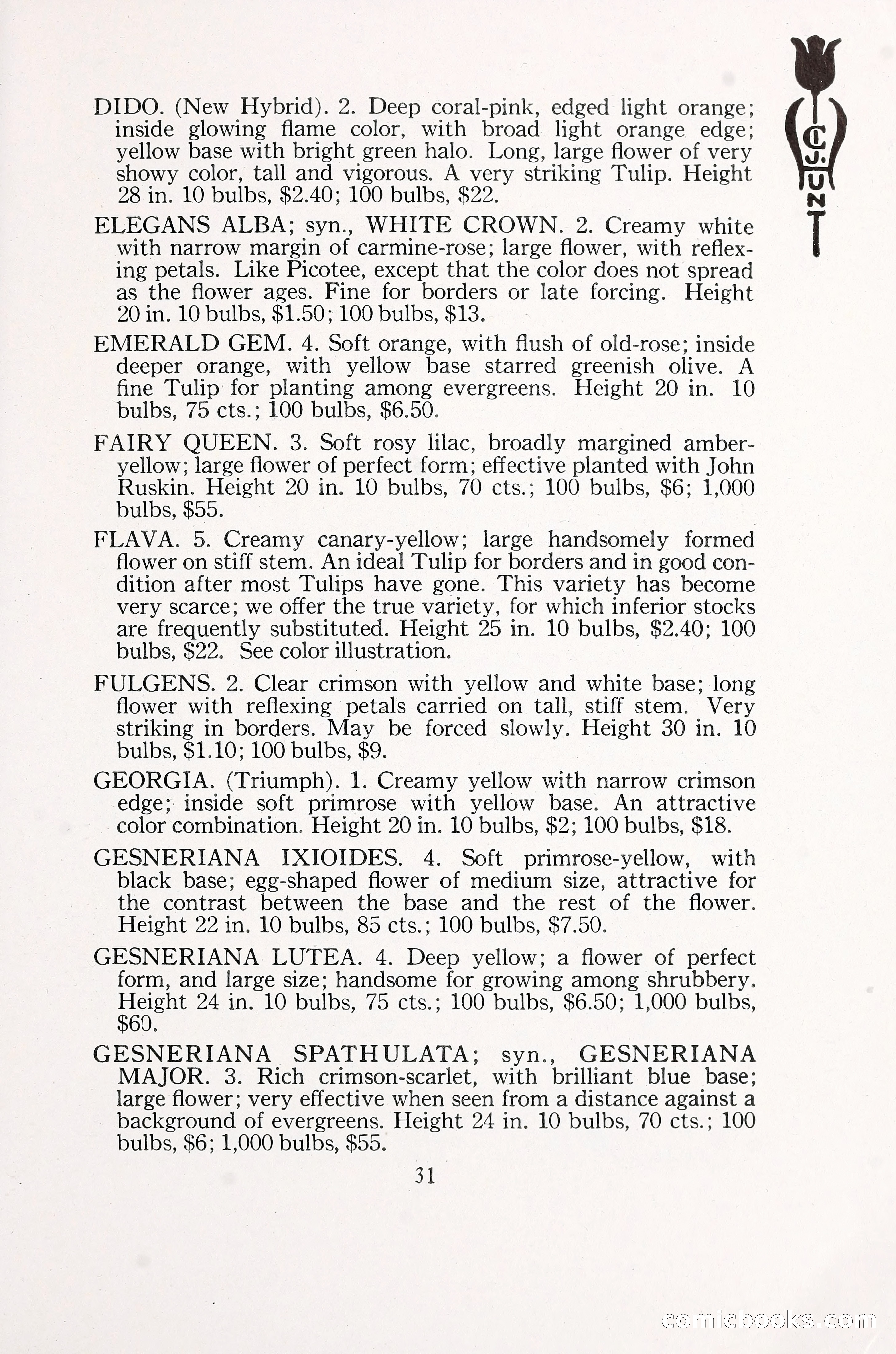 Blue Book of Bulbs, 1930 — page 44 of 137