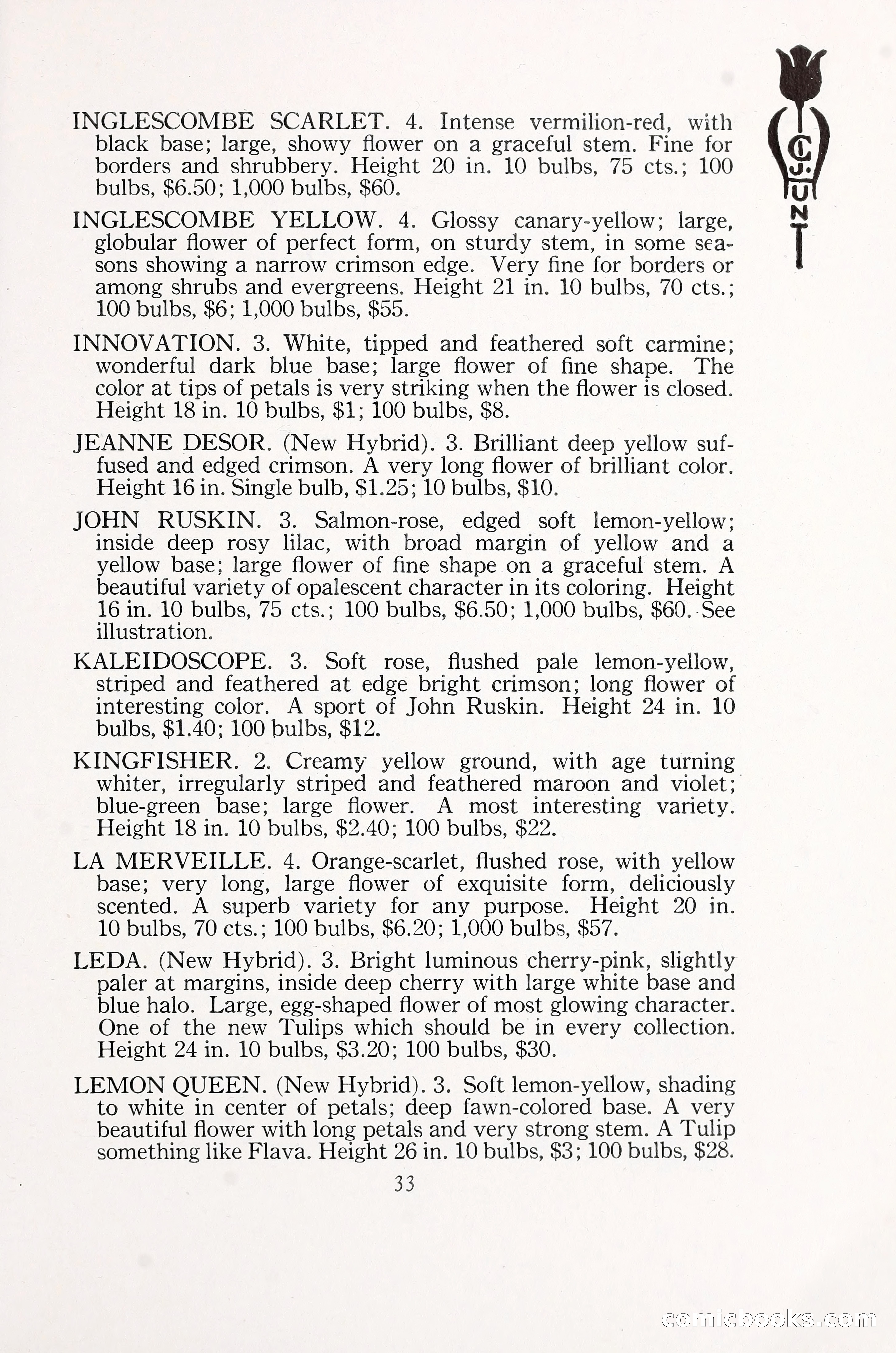 Blue Book of Bulbs, 1930 — page 46 of 137