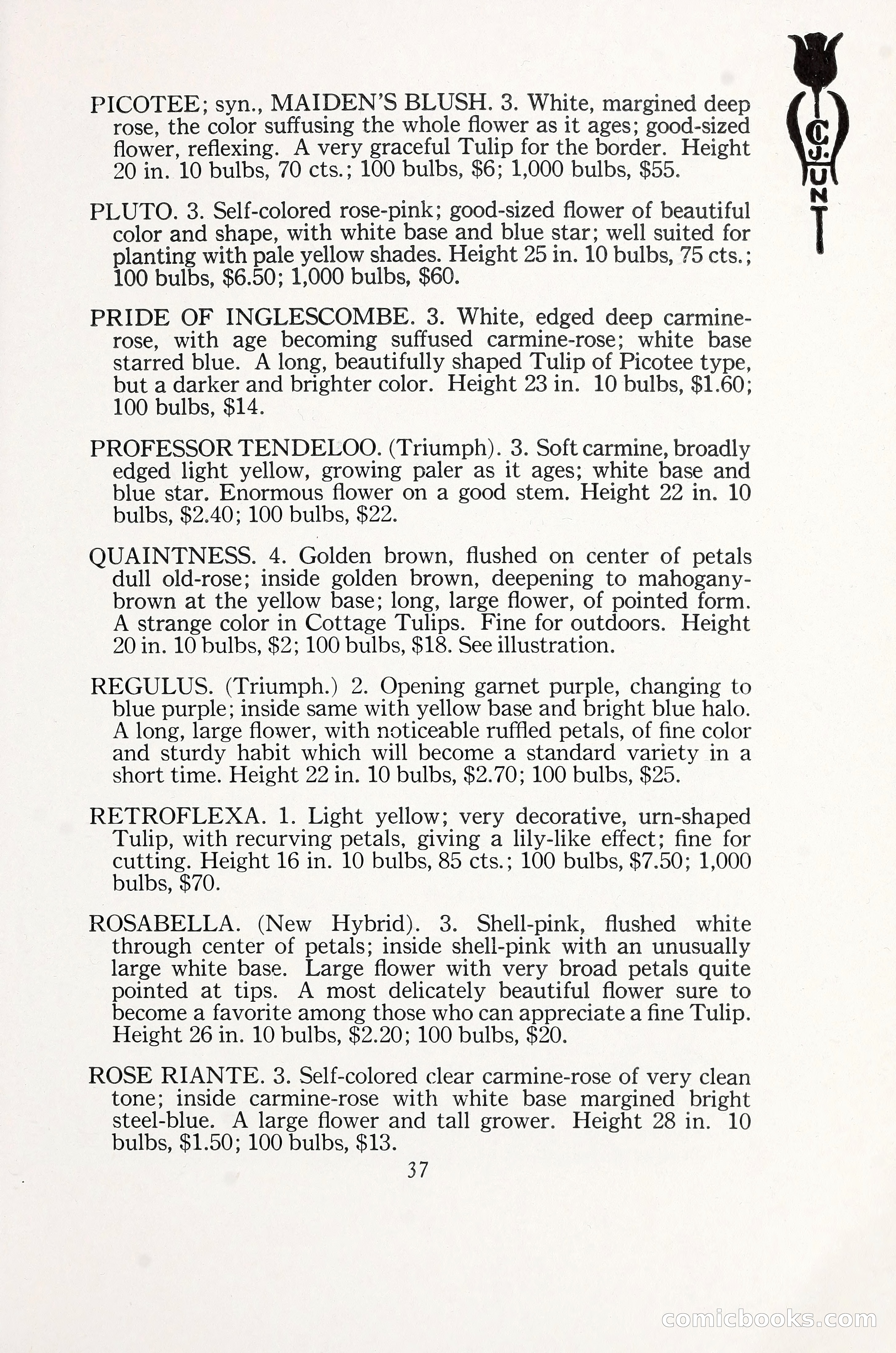 Blue Book of Bulbs, 1930 — page 50 of 137